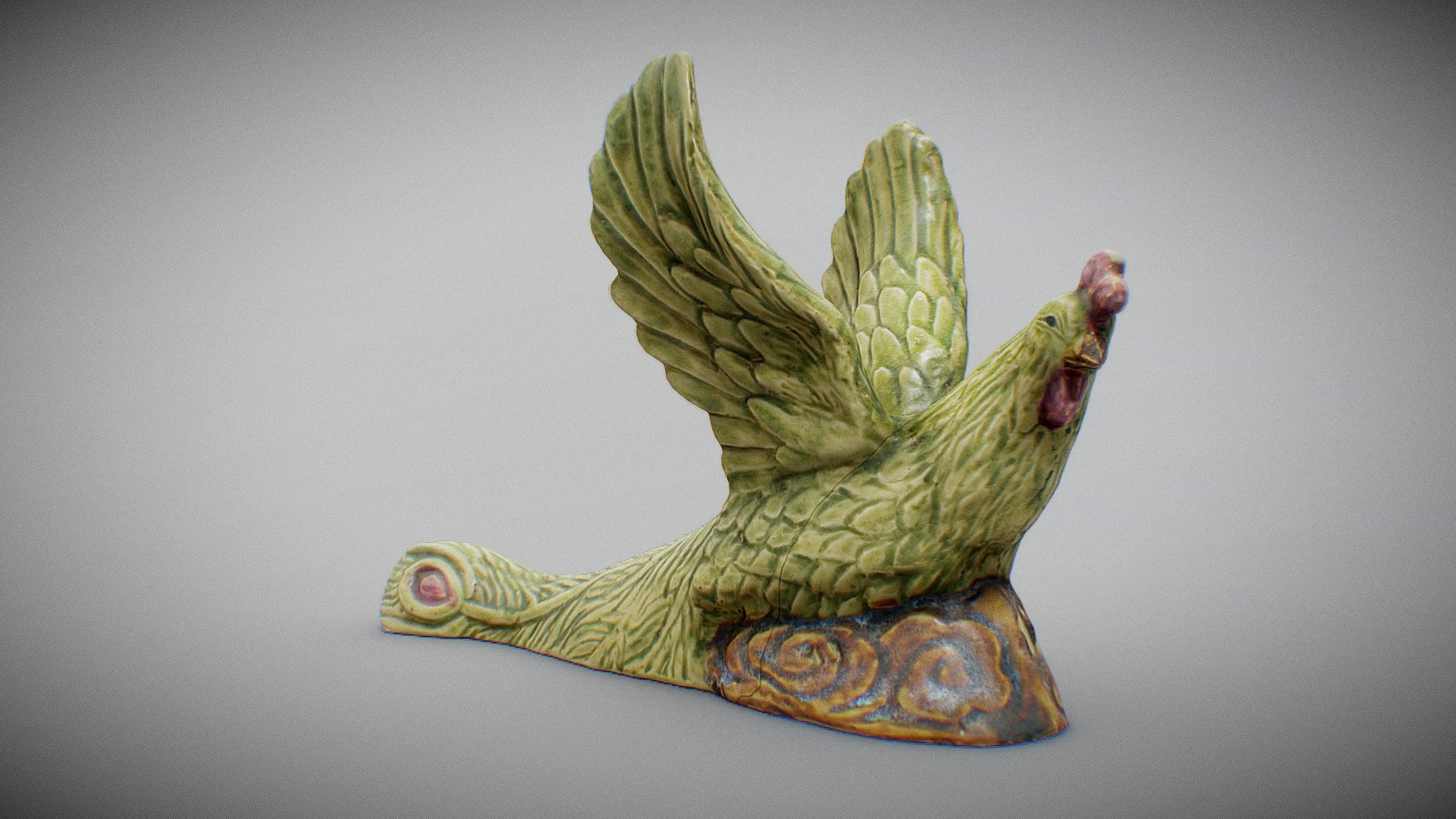 Ceramics Rooster 陶制雄鸡 中国铜官窑