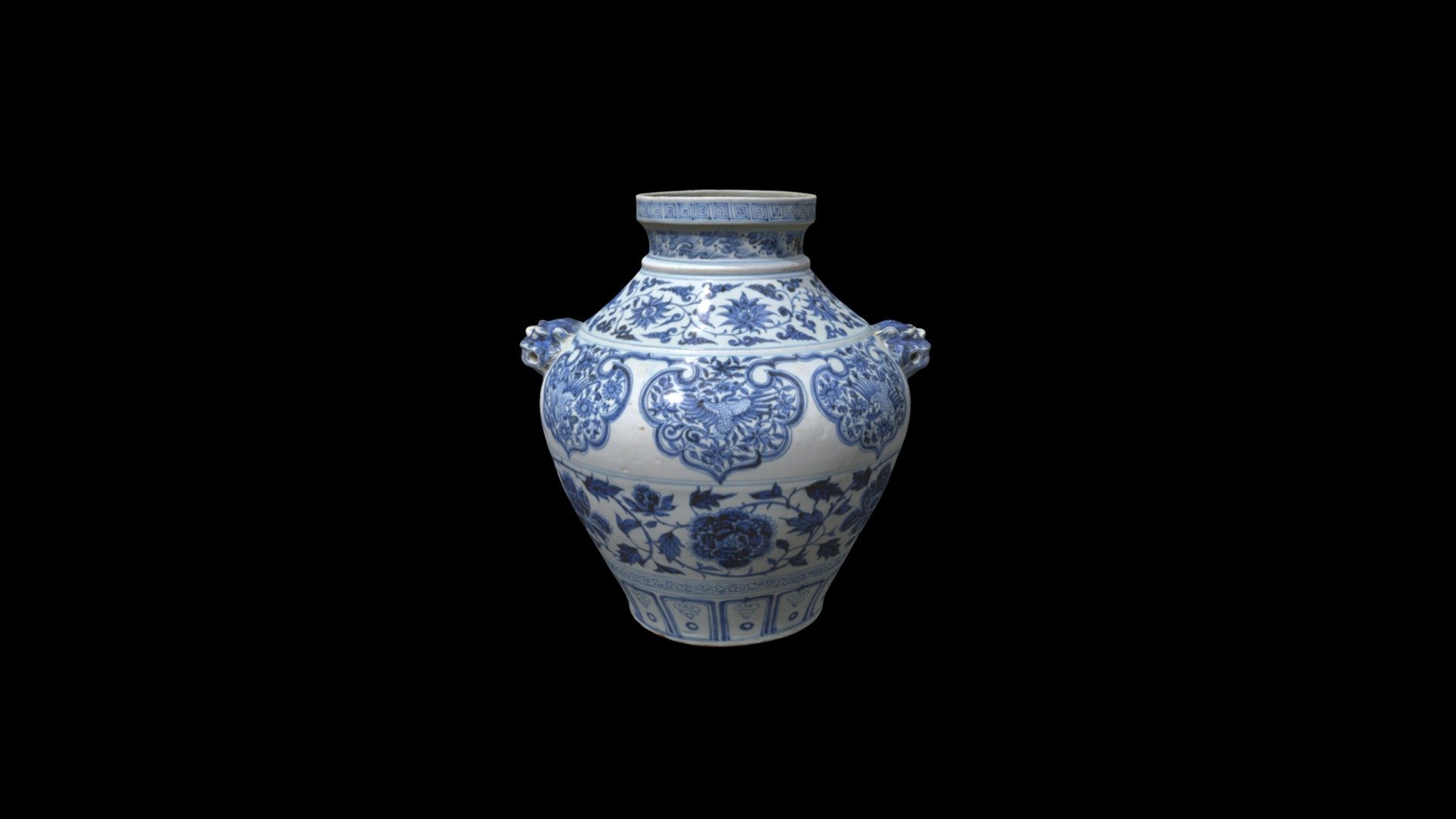 1962.154 Jar with Lion-Head Handles