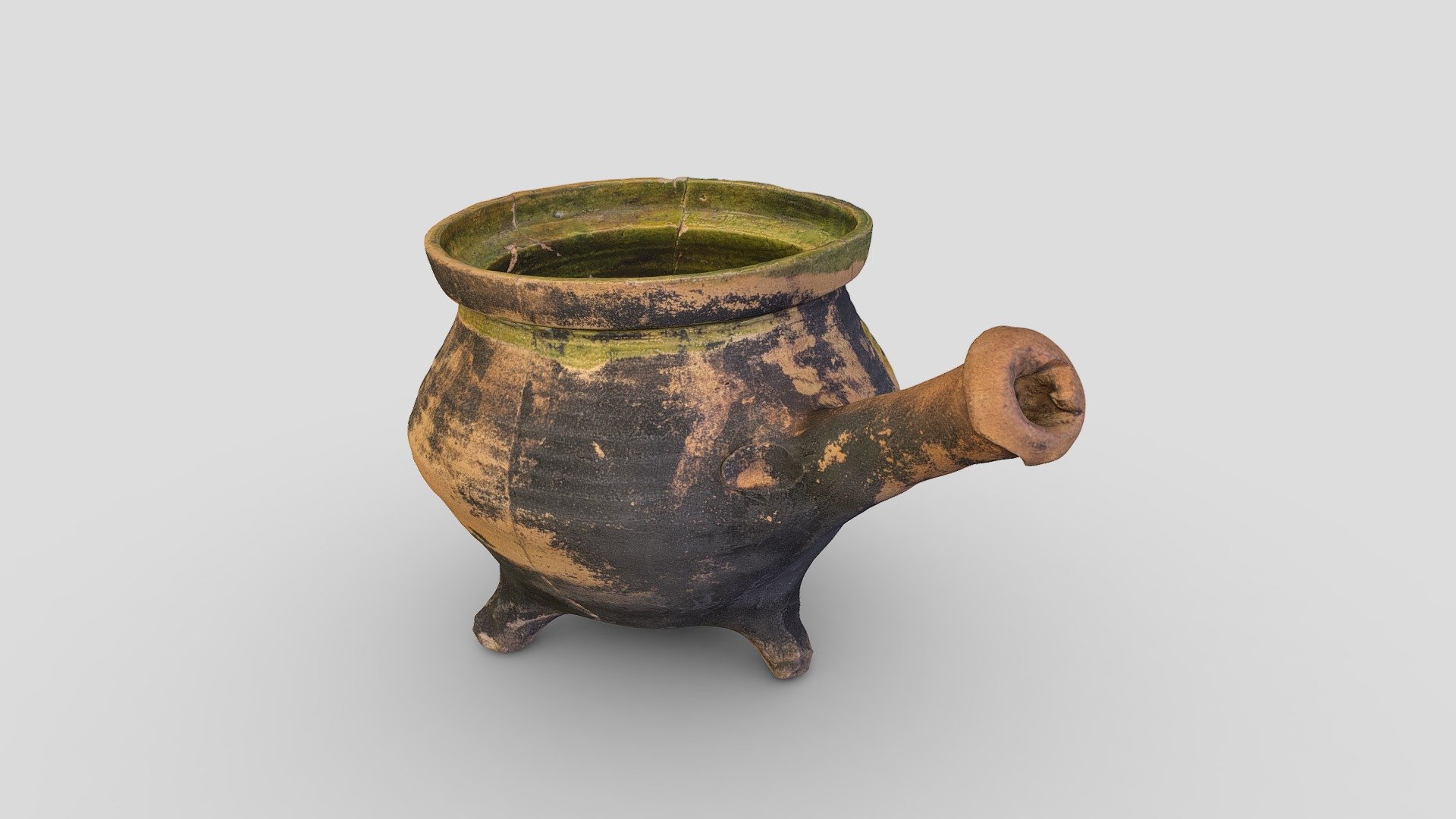 Grape | tripod cooking pot (1575-1625)