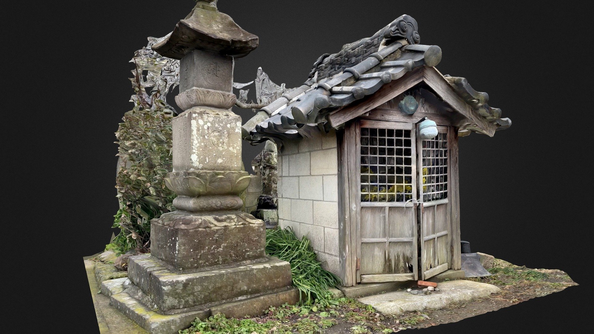 旧水元村本通り脇道祖神祠