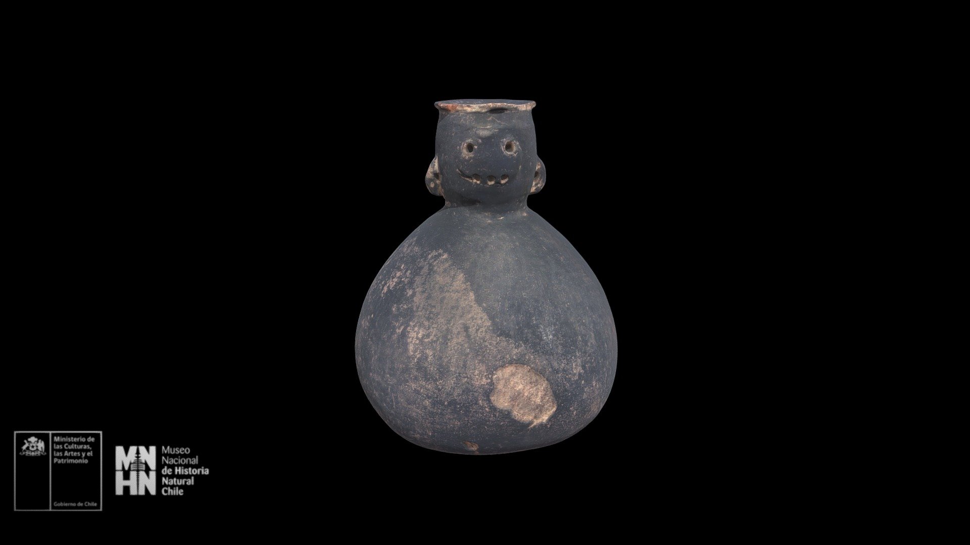 Vasija negra pulida San Pedro de Atacama