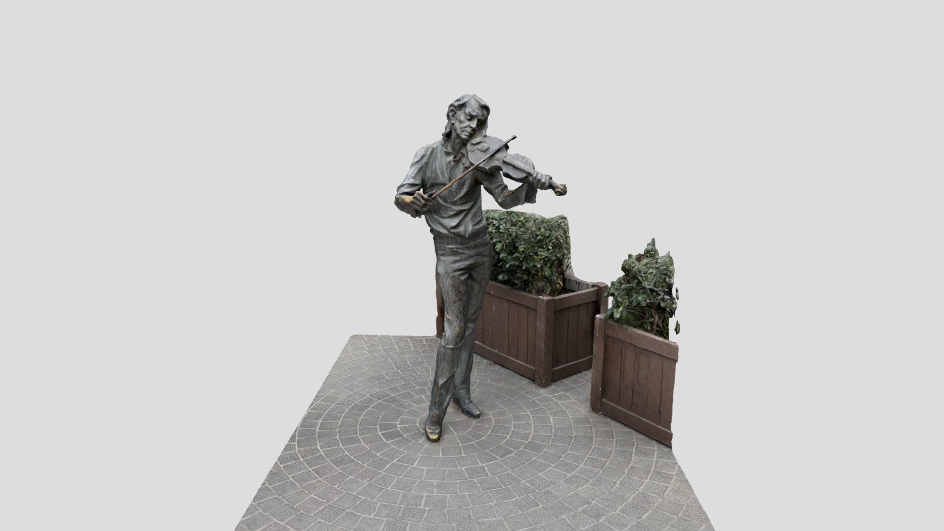 Targova Violin Player Statue