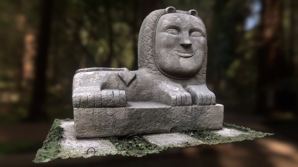 Lion statue