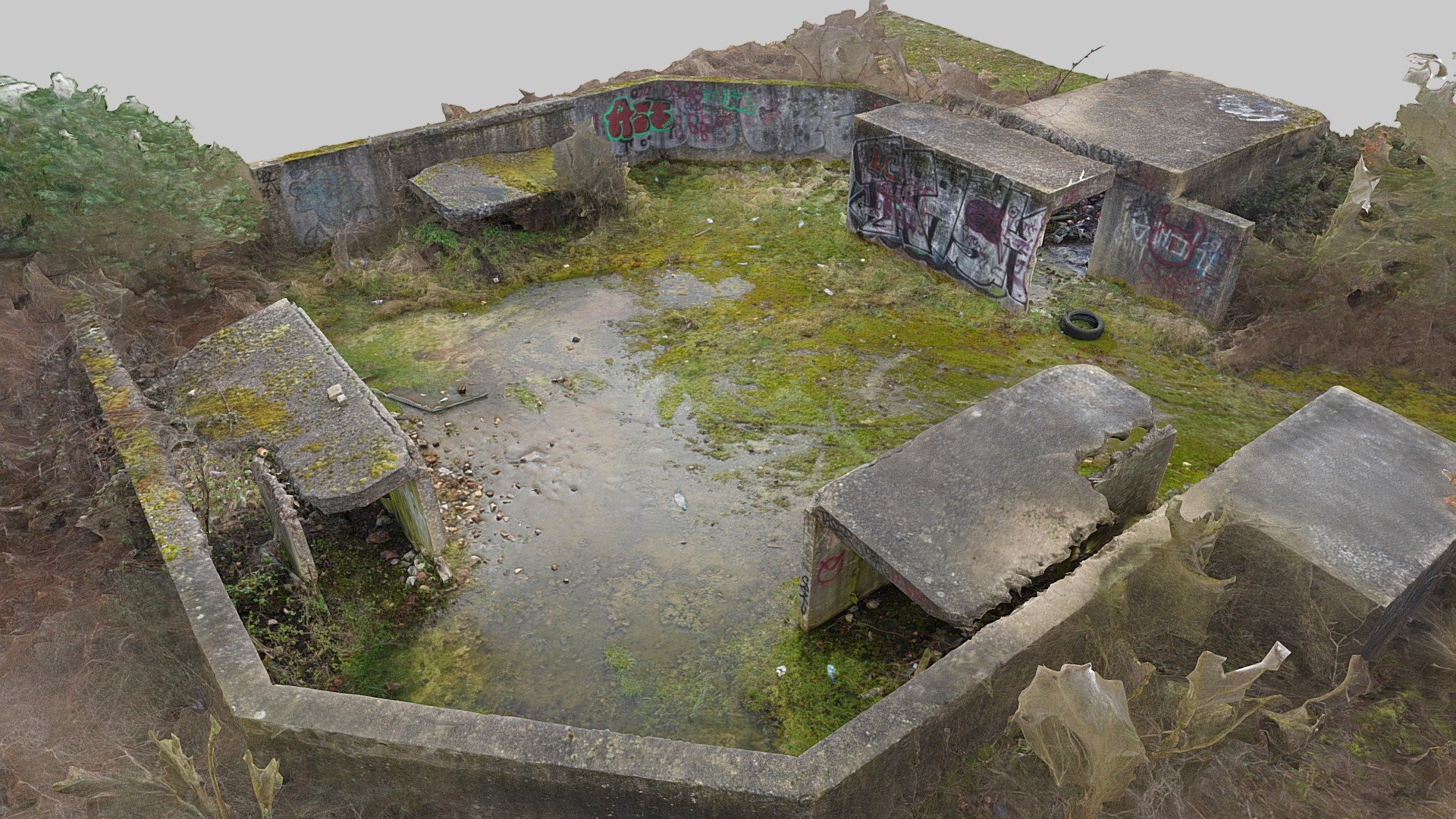 Halls Green HAA Emplacement