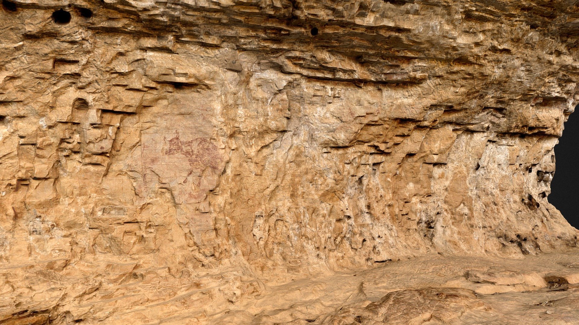 Mas d'en Ramon Bessó, pintures rupestres