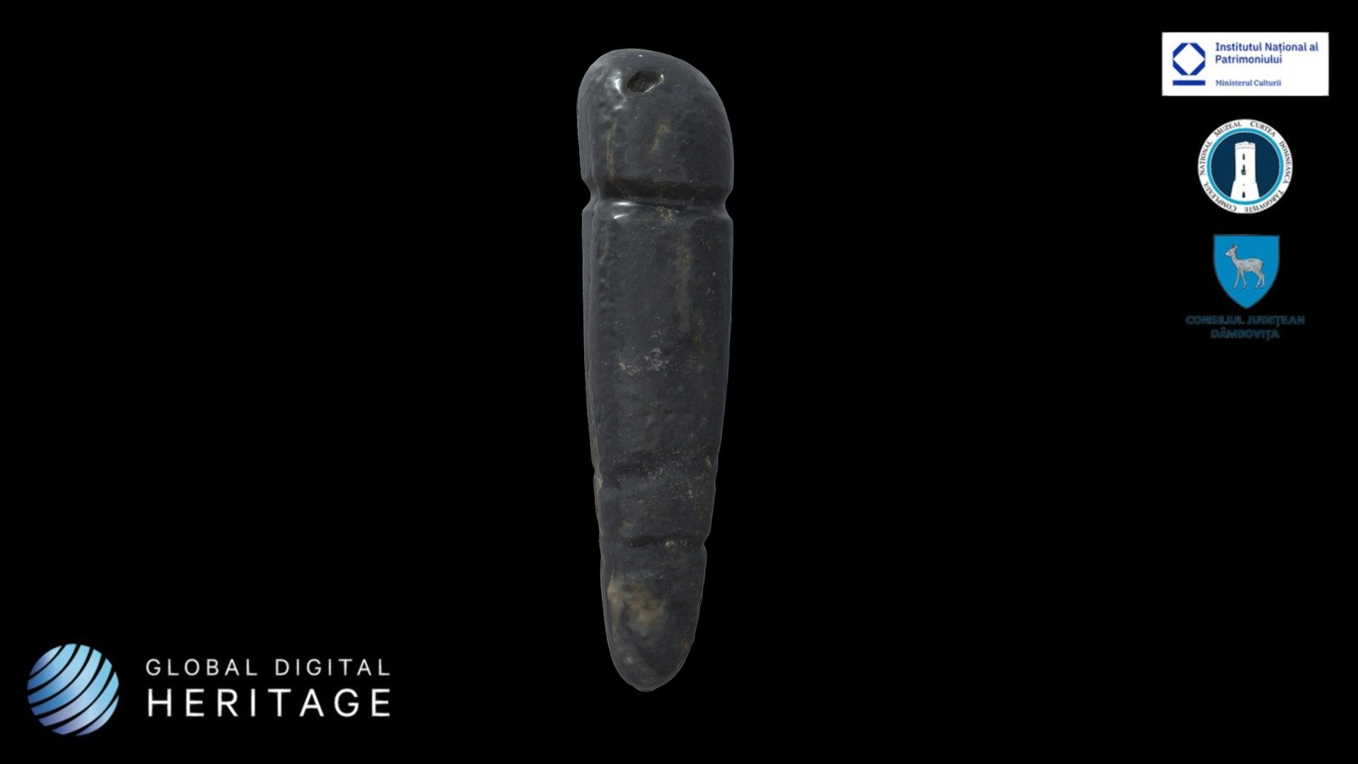 Silicified sandstone pendant