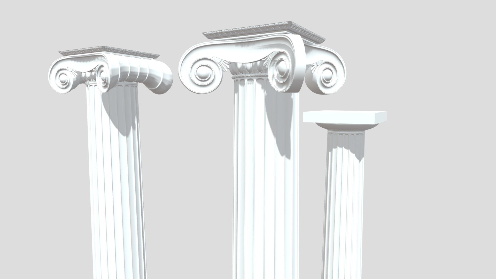 Ionic and Doric Columns