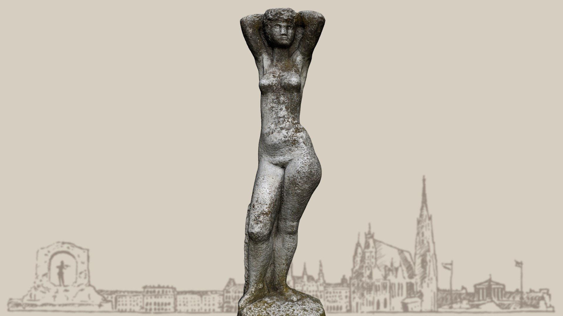 Stehende weibliche Figur