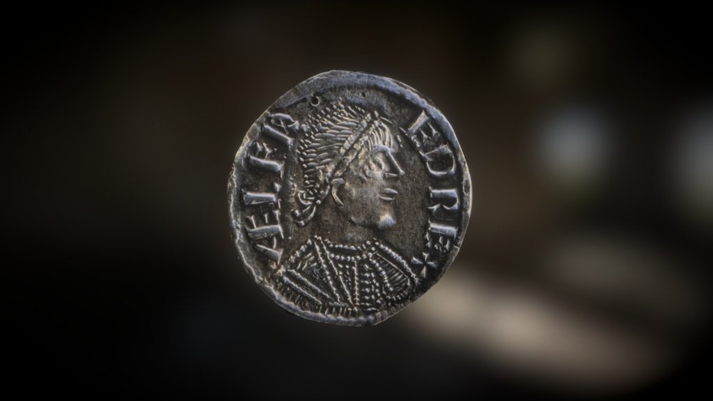 Silver penny of Alfred the Great