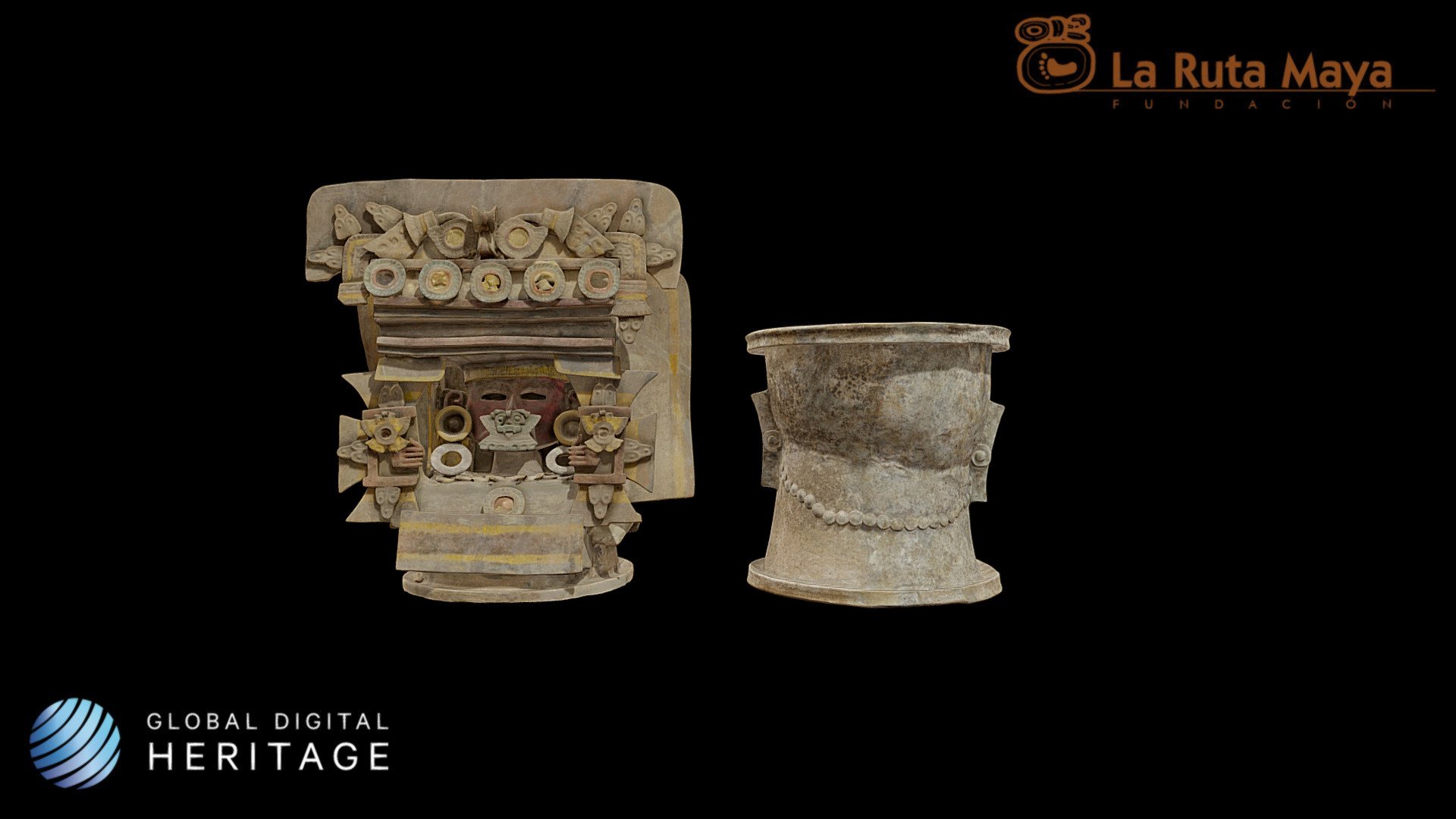Incense burner with butterfly headdress