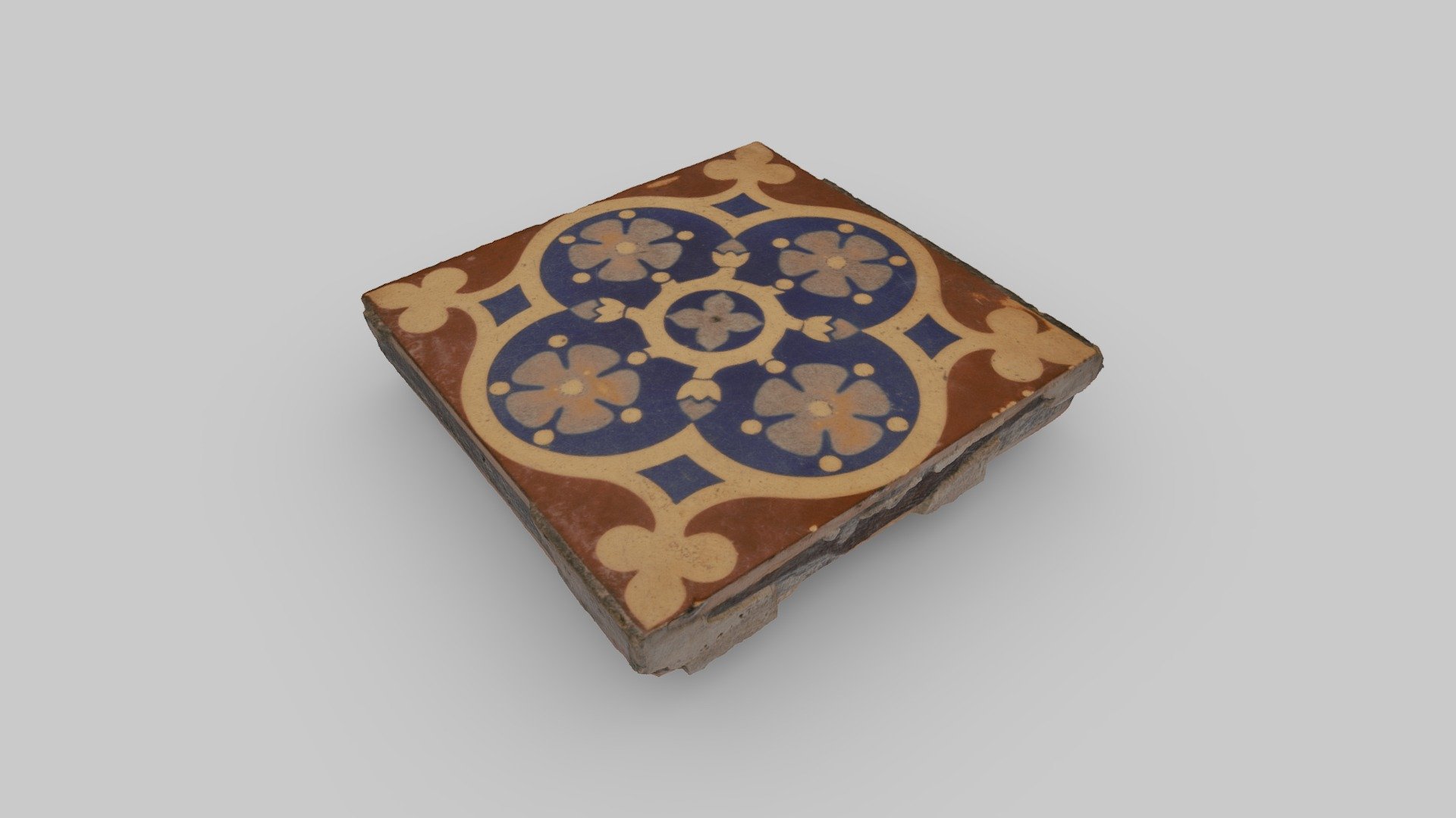 Encaustic Tile from The Palace of Westminster