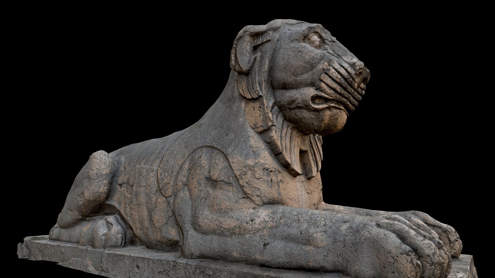 Lion, palais de justice d'Orléans - France