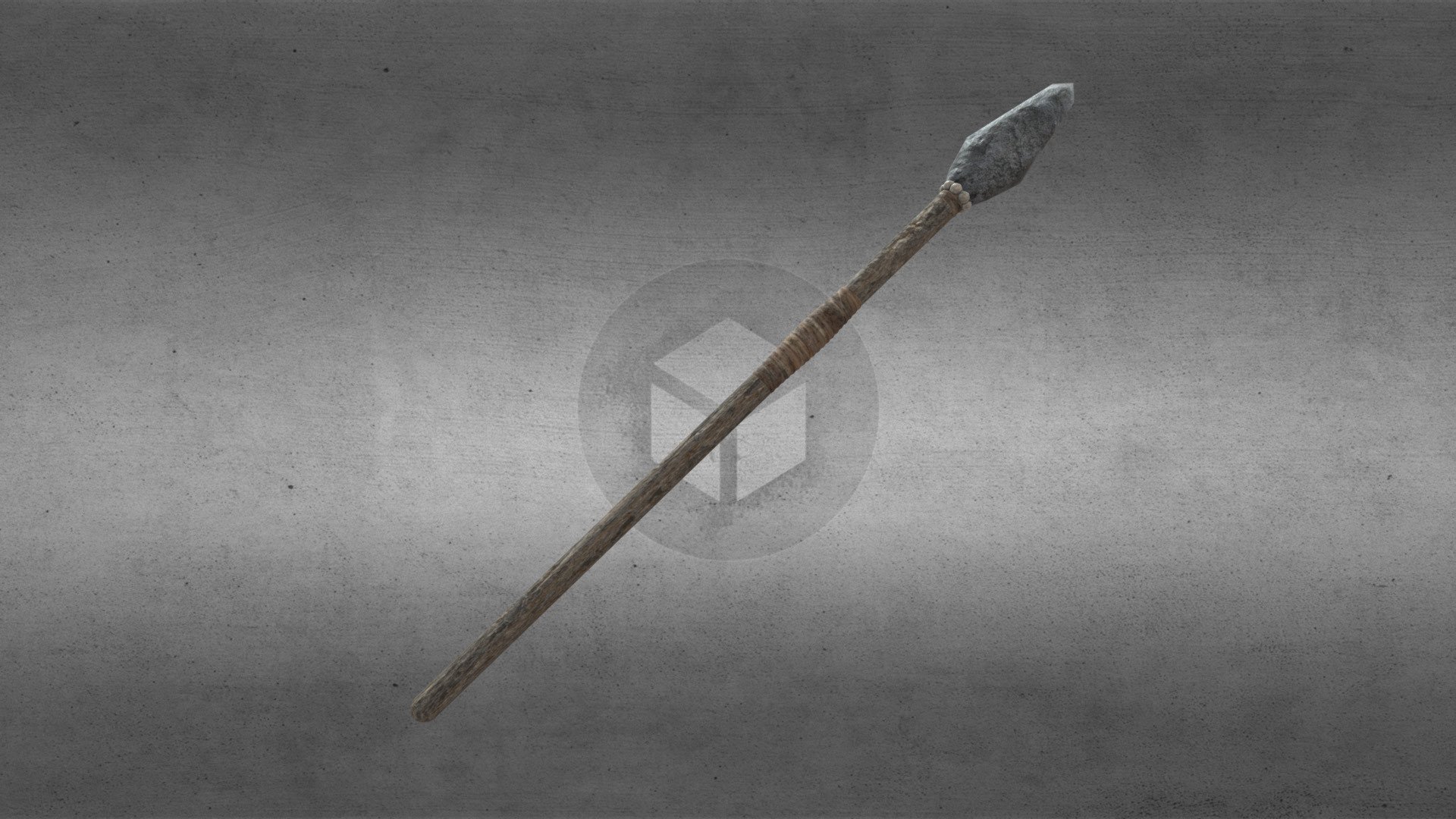 Tribal spear (Game ready)