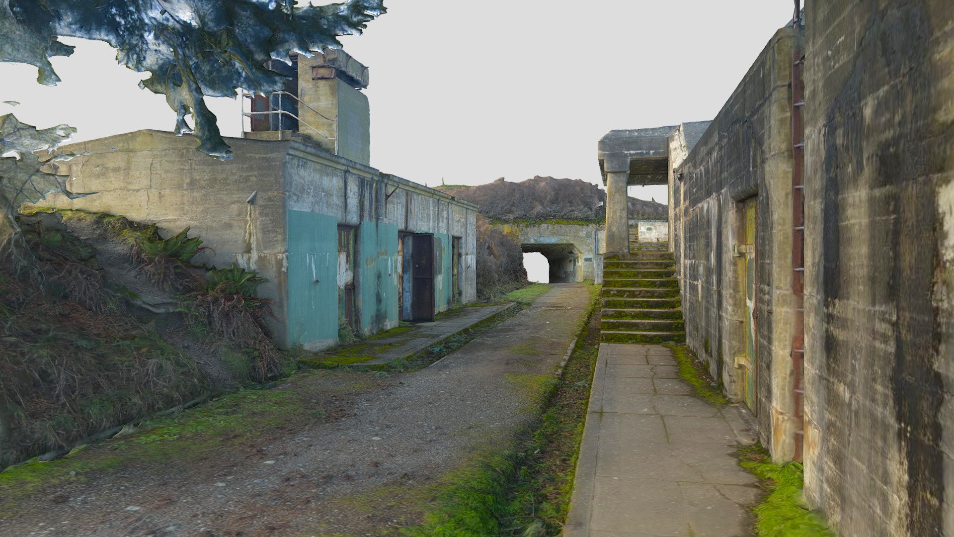 Fort Worden Gun Battery Ash