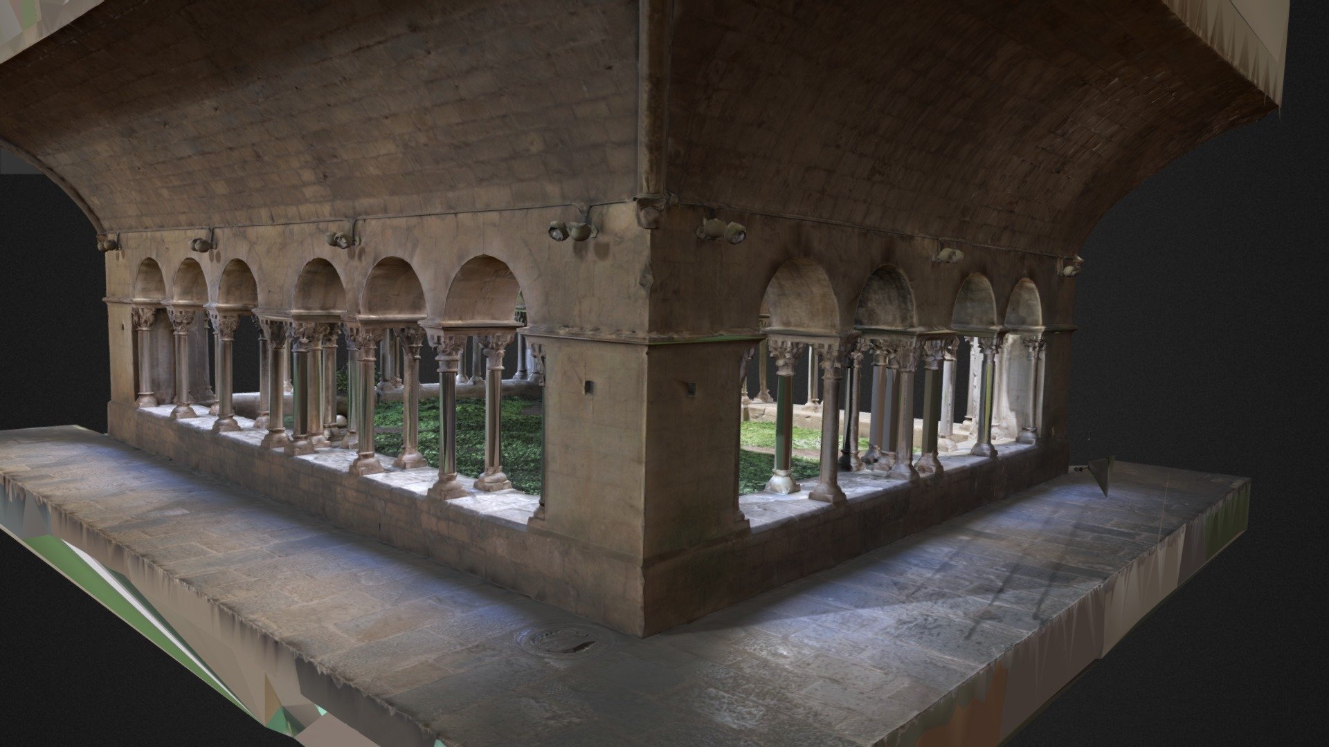 Claustre del monestir de Sant Pere de Galligants
