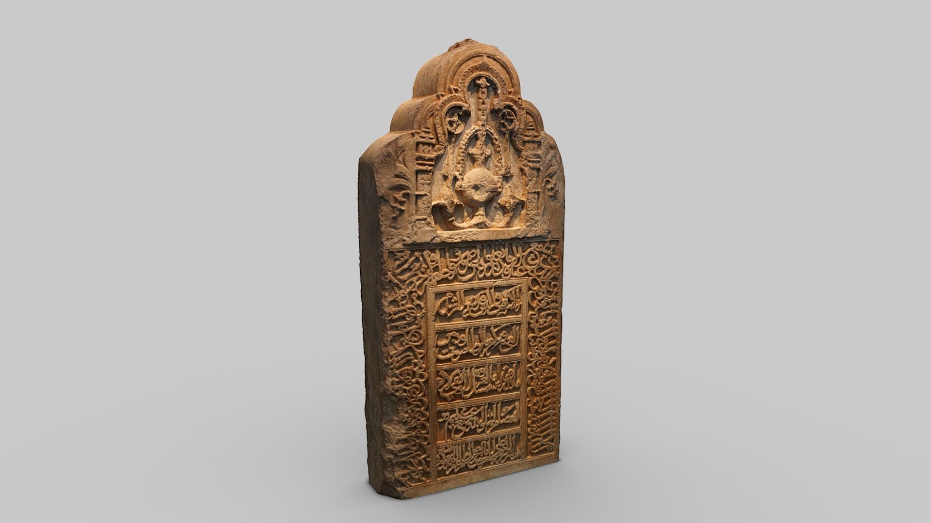 Cambay Carved Gravestone
