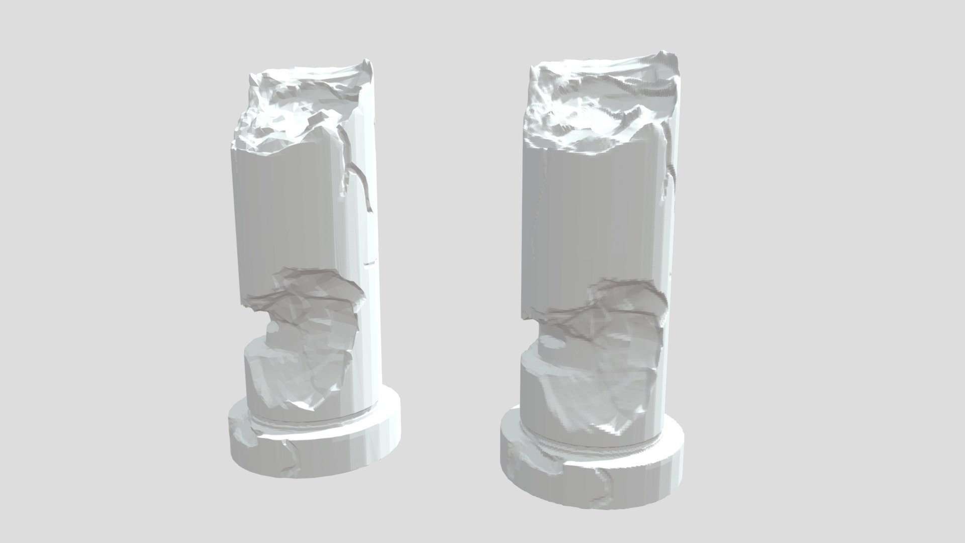 Damaged Column Sculpt