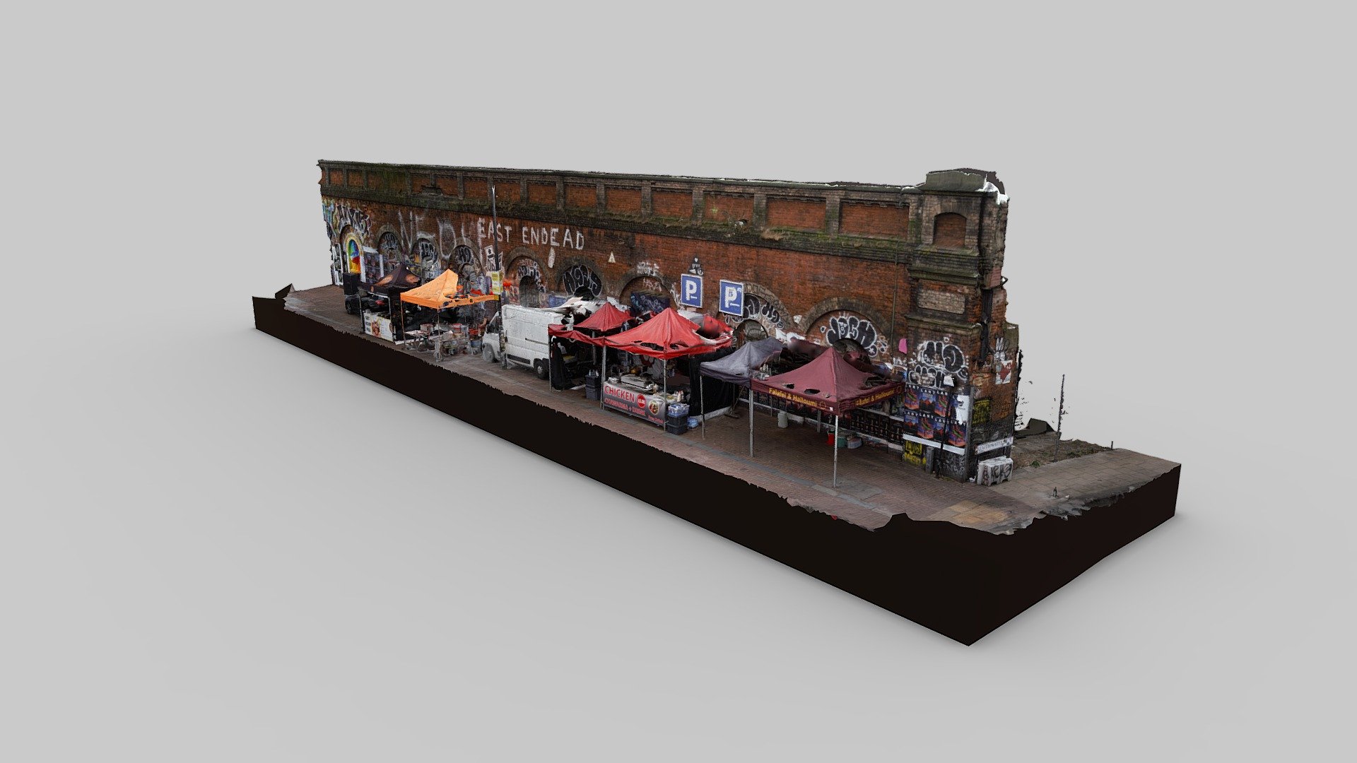 Bishopsgate Goodsyard Wall