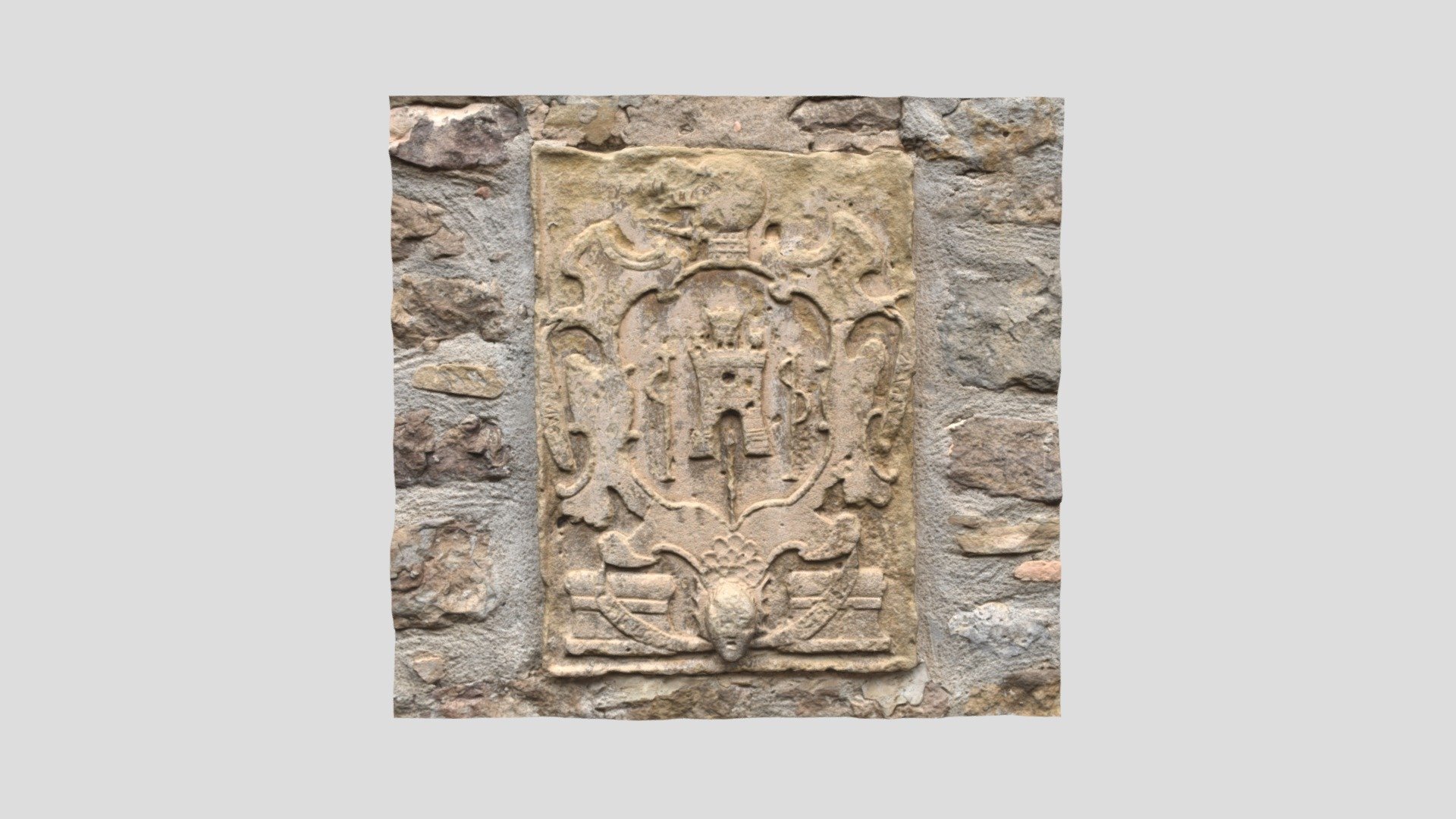Escudo en Casa Justodio