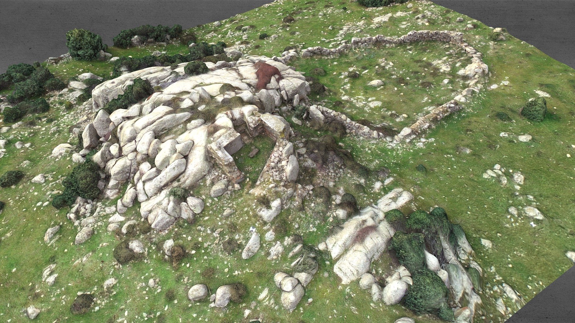 Spanish Civil War Mountain Position (Detail)