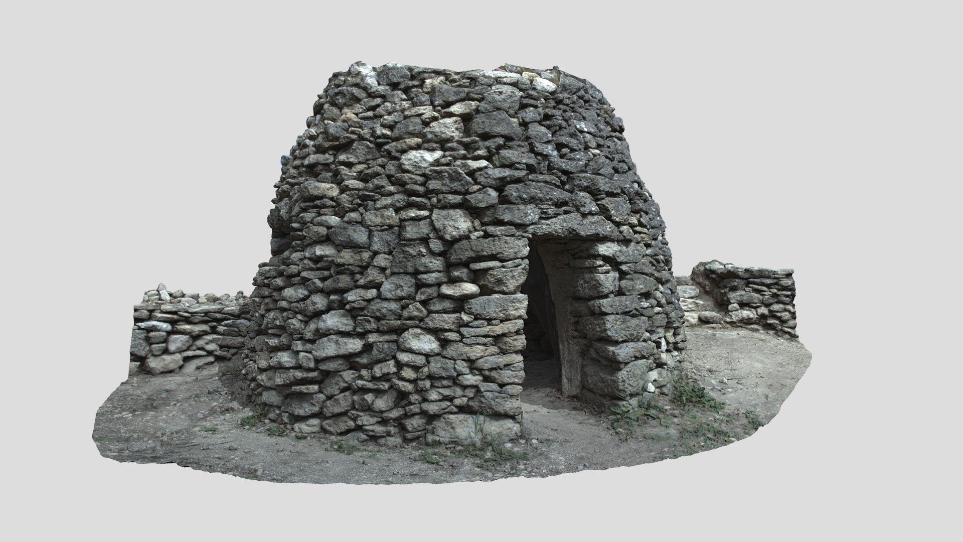 Stone Hut Scan 4k : French countryside Photoscan