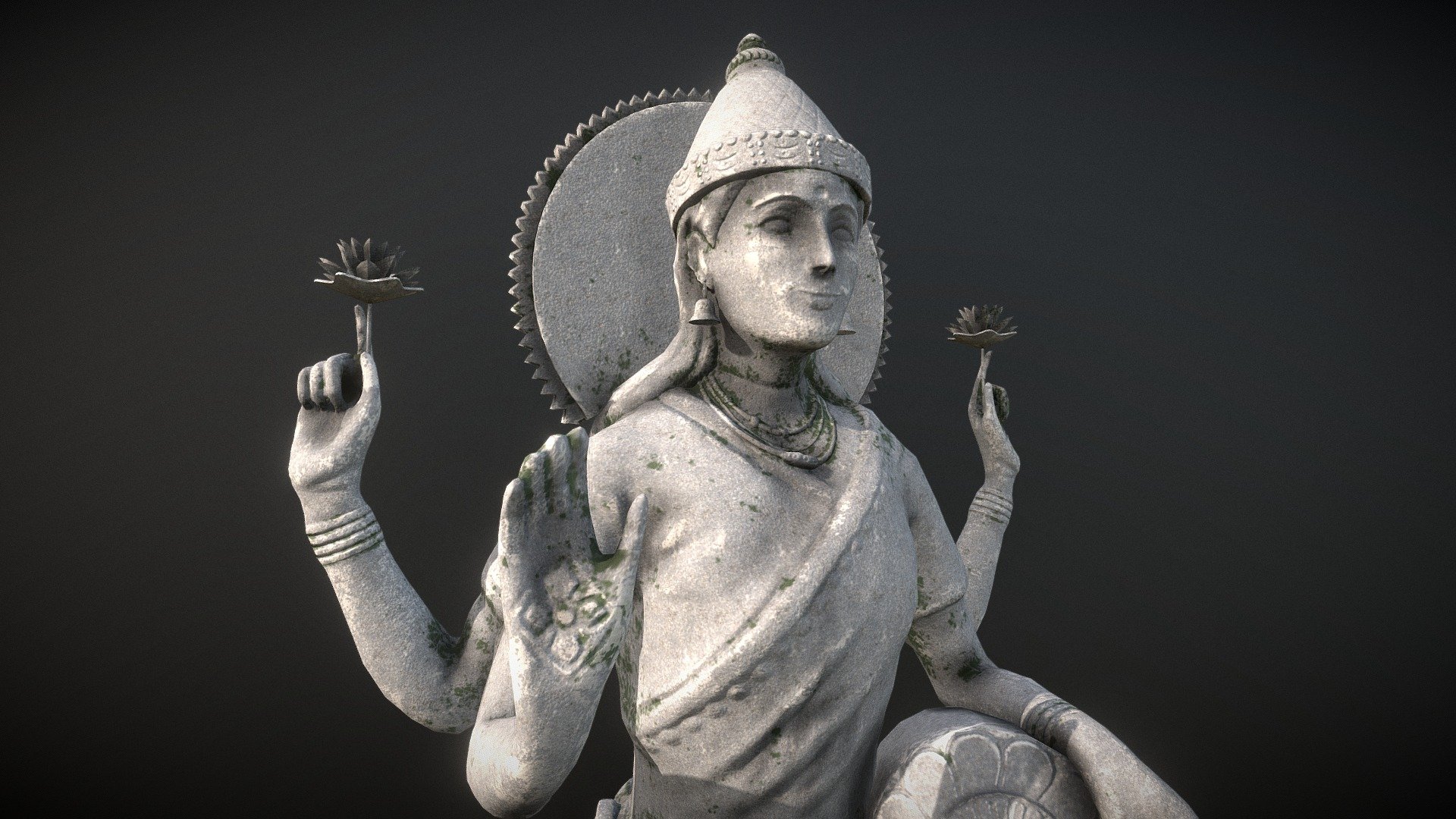 Indian Goddes Lakshmi statue