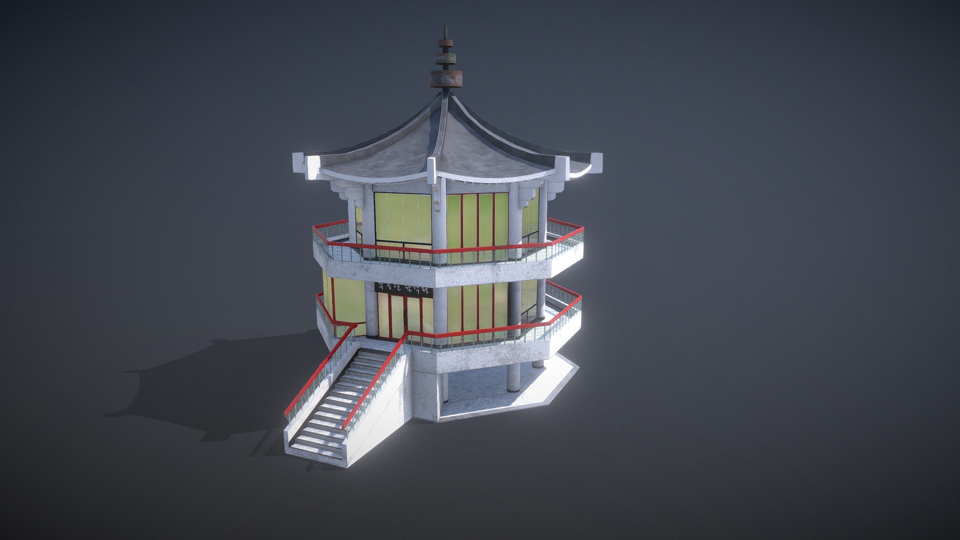 Palgakjeong Pavilion on Mudeungsan Mountain