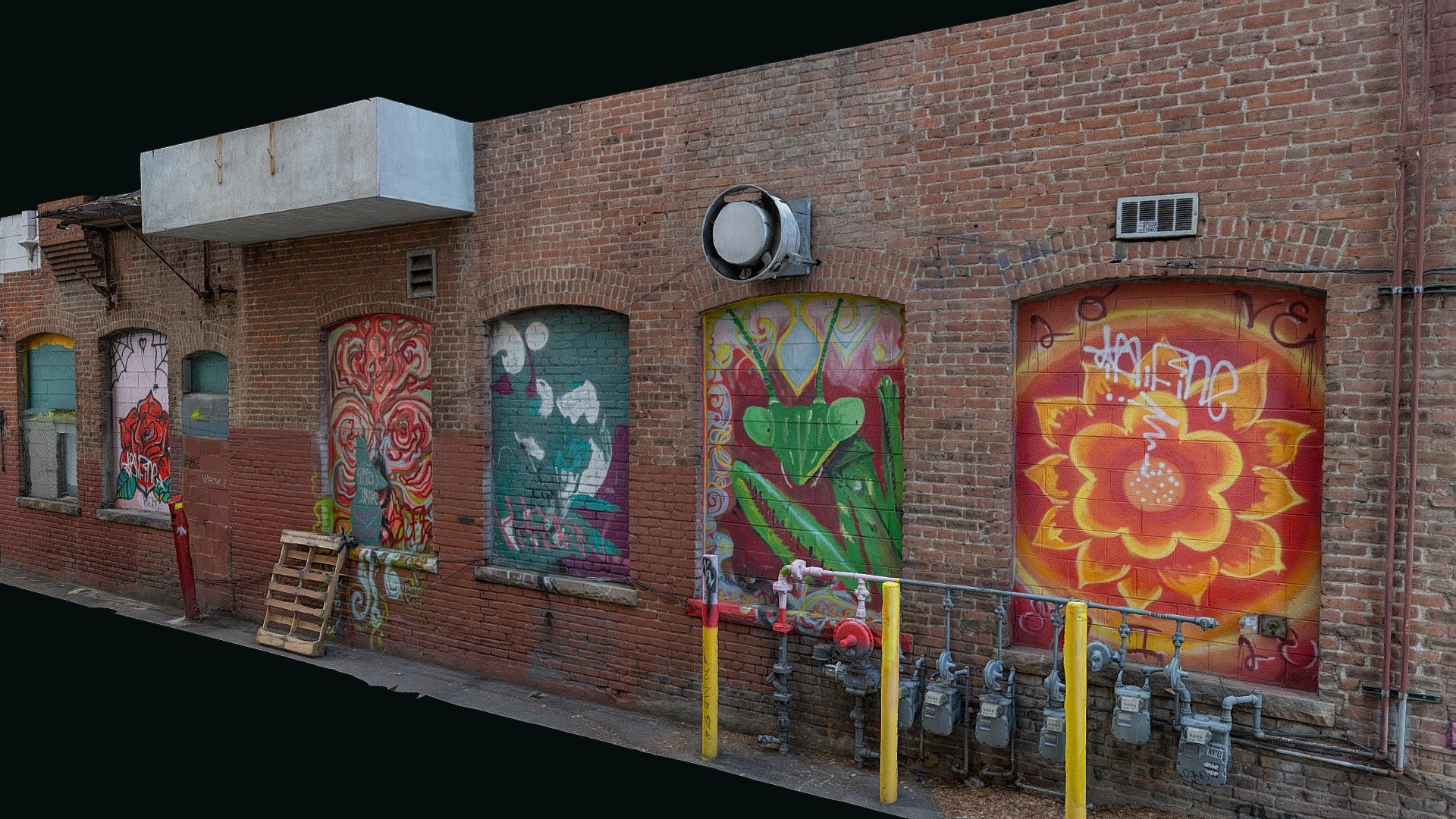 Alley wall in Denver