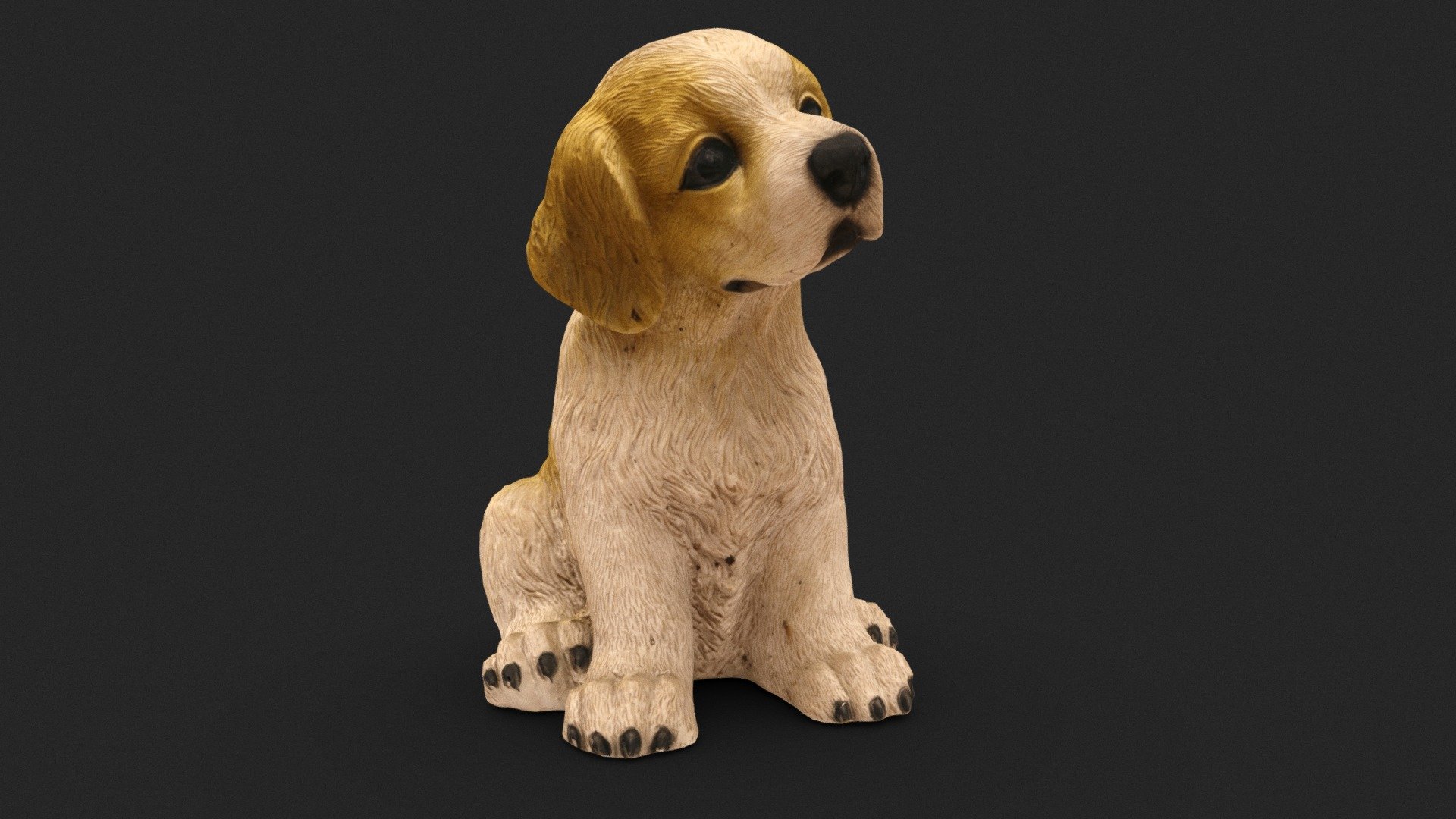 Piggy bank in the shape of a dog - 3D Scan