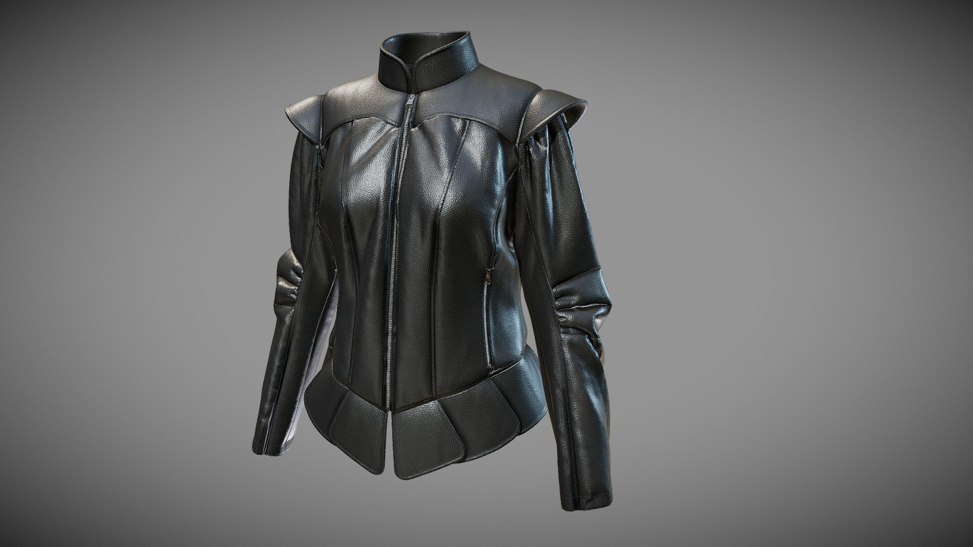 Leather jacket (Design patent RU114266)