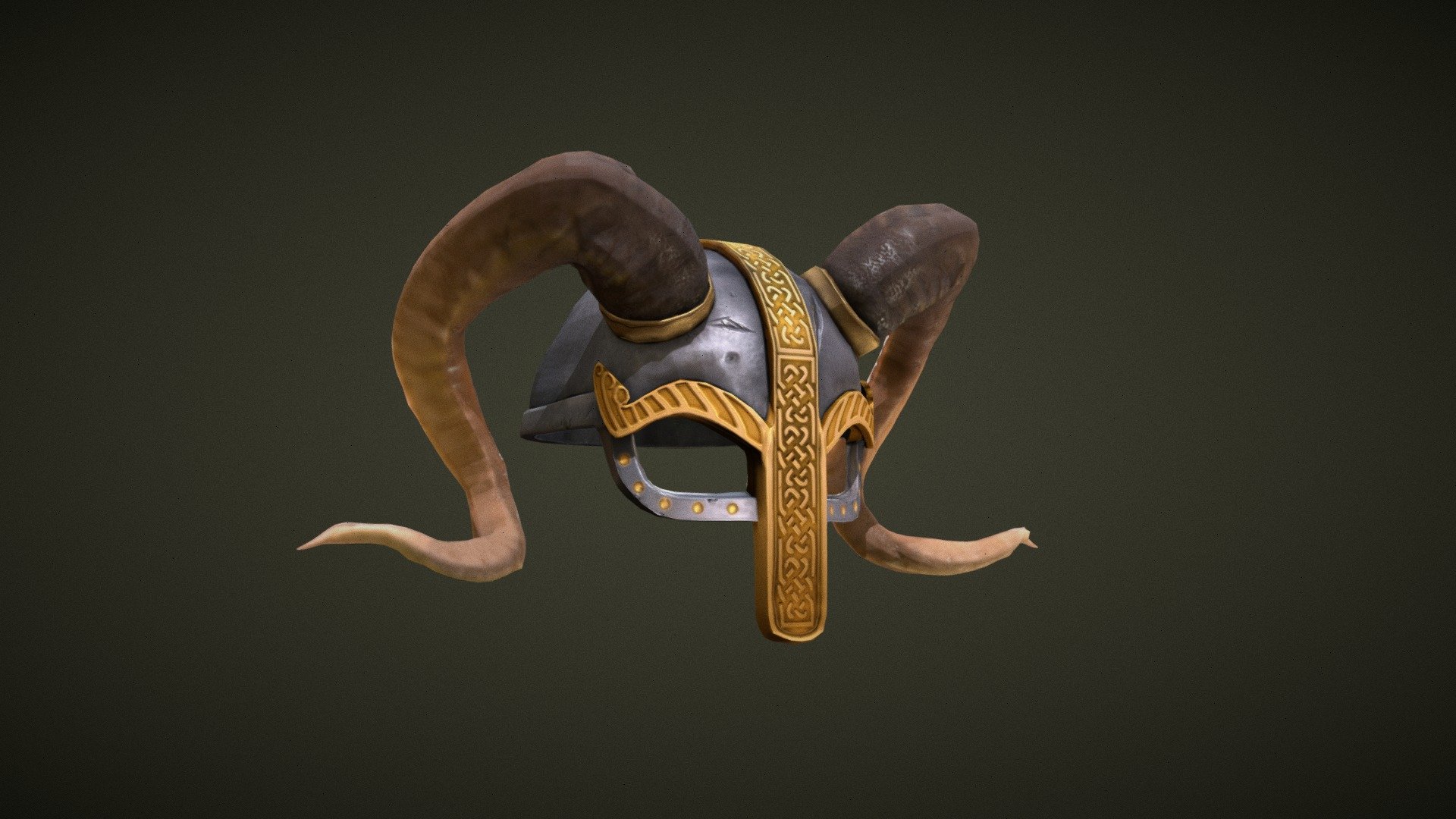 Stylized Viking Helmet