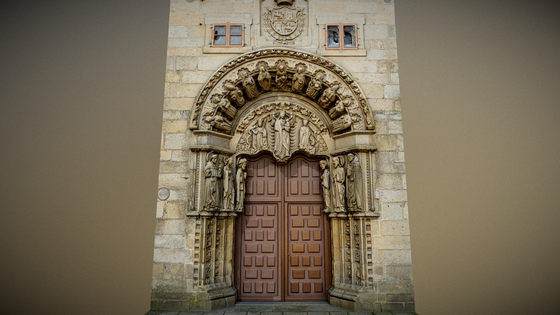 Pórtico:Colegio San Xerome.Santiago Compostela.