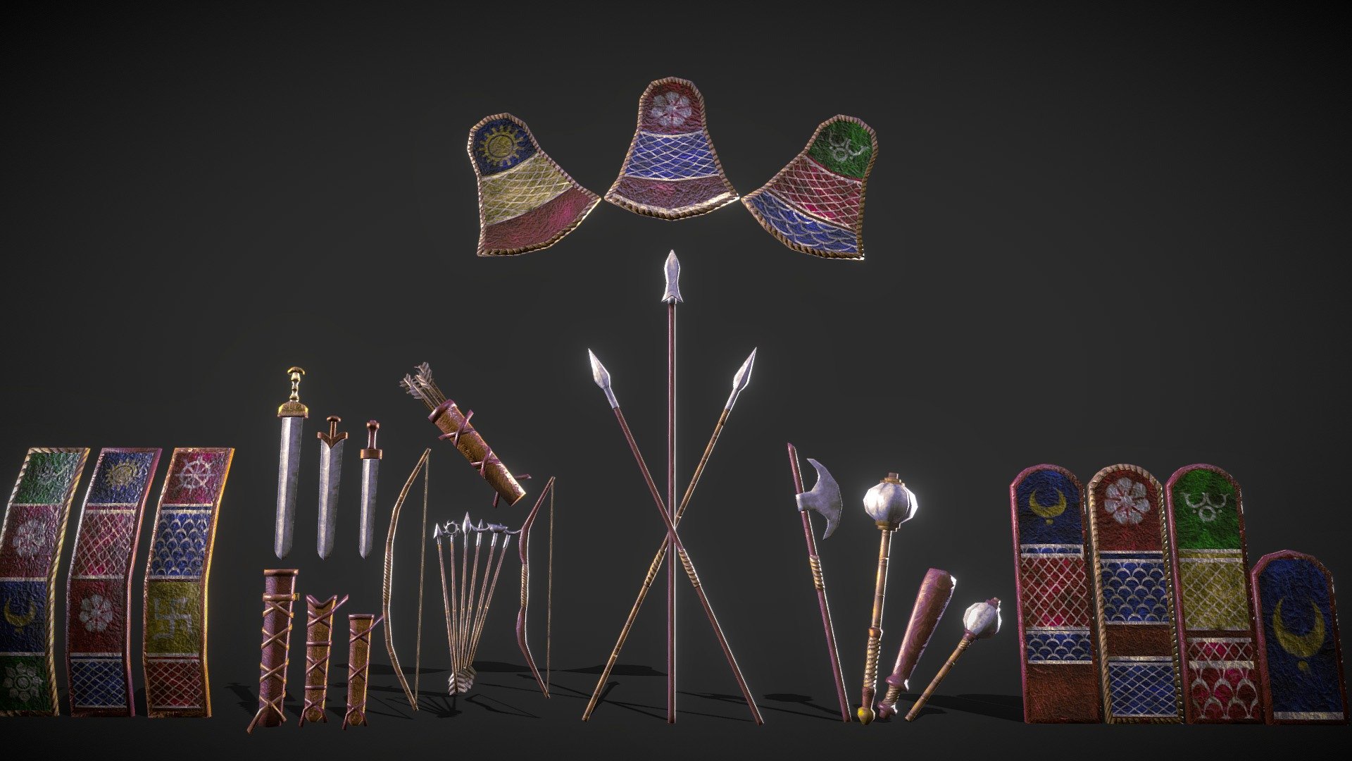 Ancient Historical Weapons Pack (Mauryan Style)
