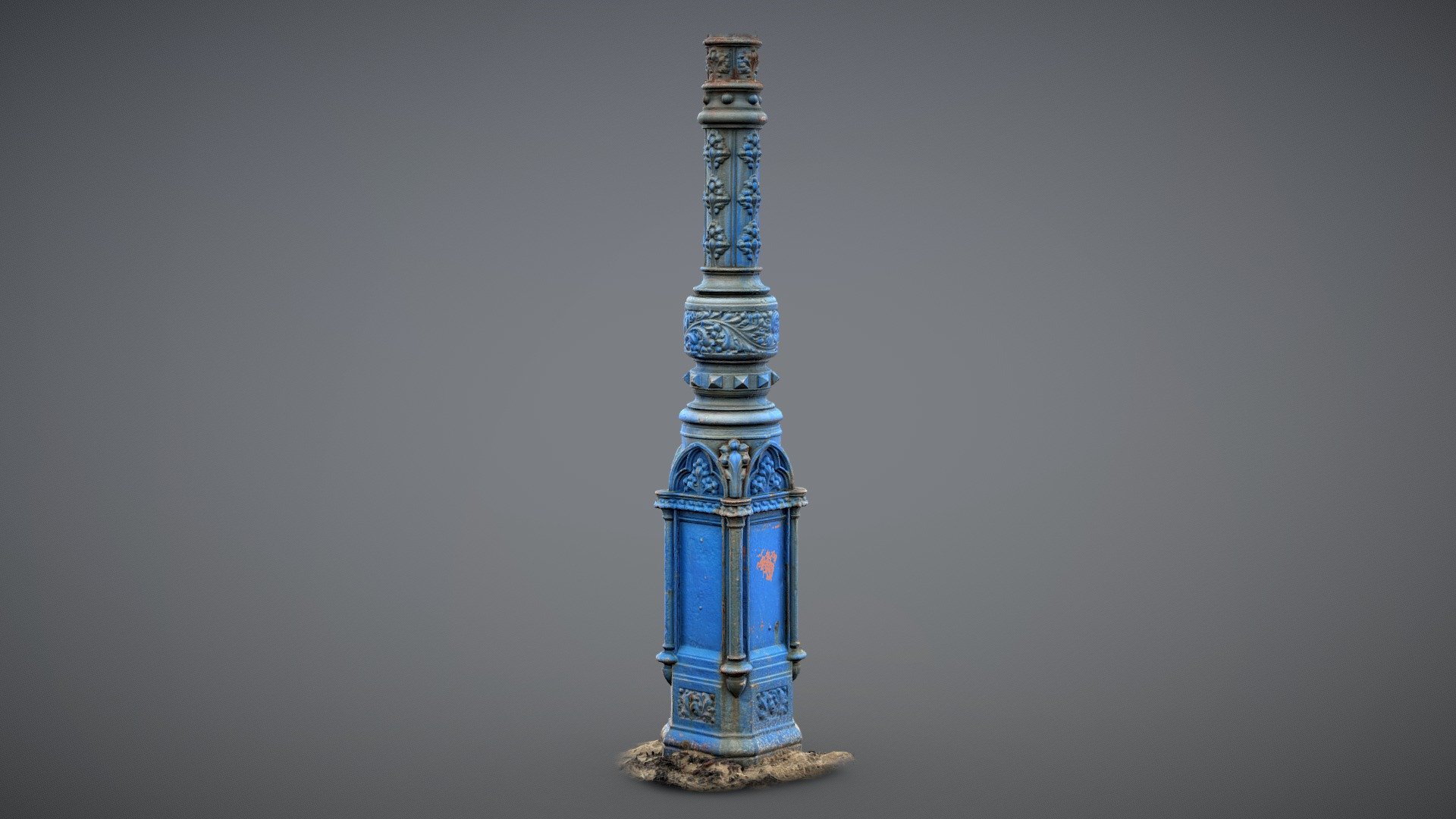 Saracen Foundry Cast Iron Lampost Base