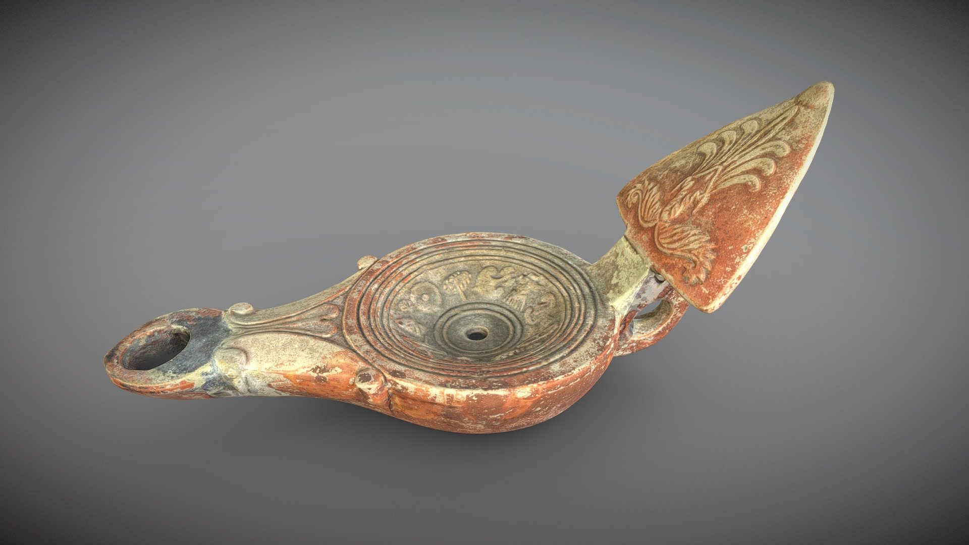 Retopology Example: Roman Oil Lamp