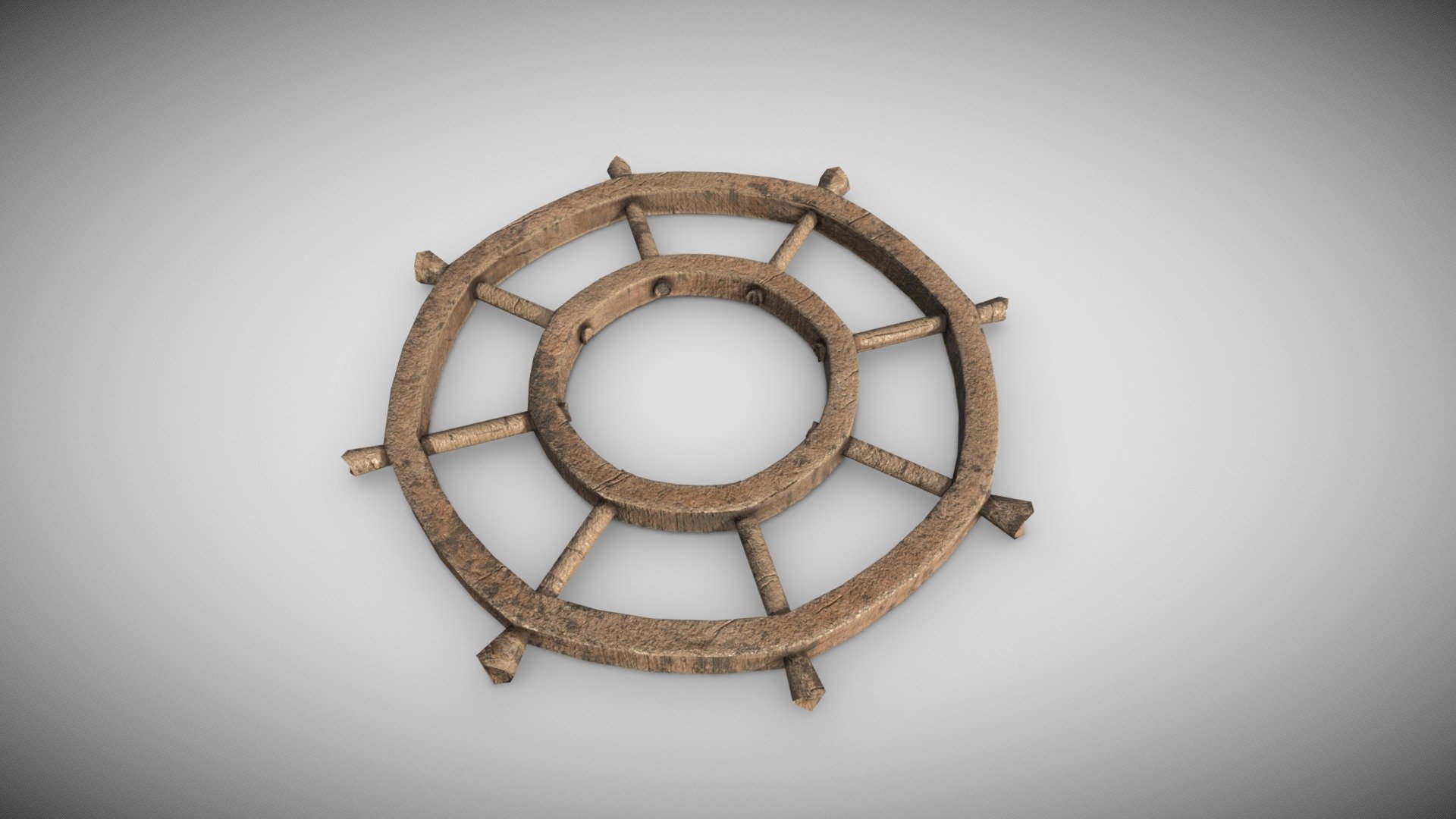 Wooden Steering Wheel