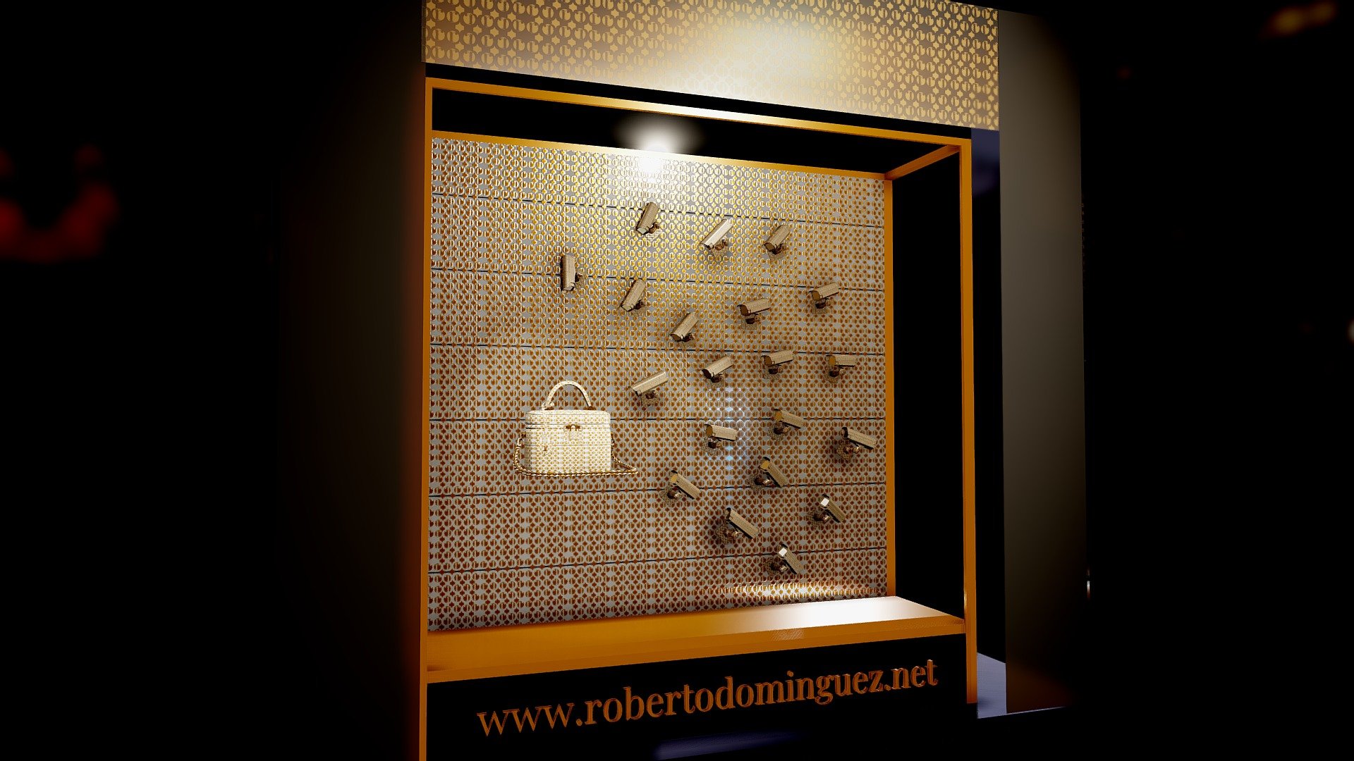 Window display (animated)