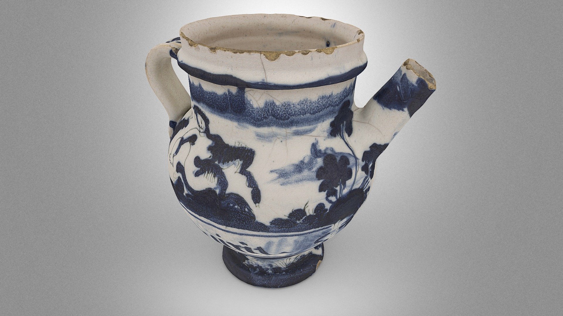 Apothecary vessel for liquorice syrup