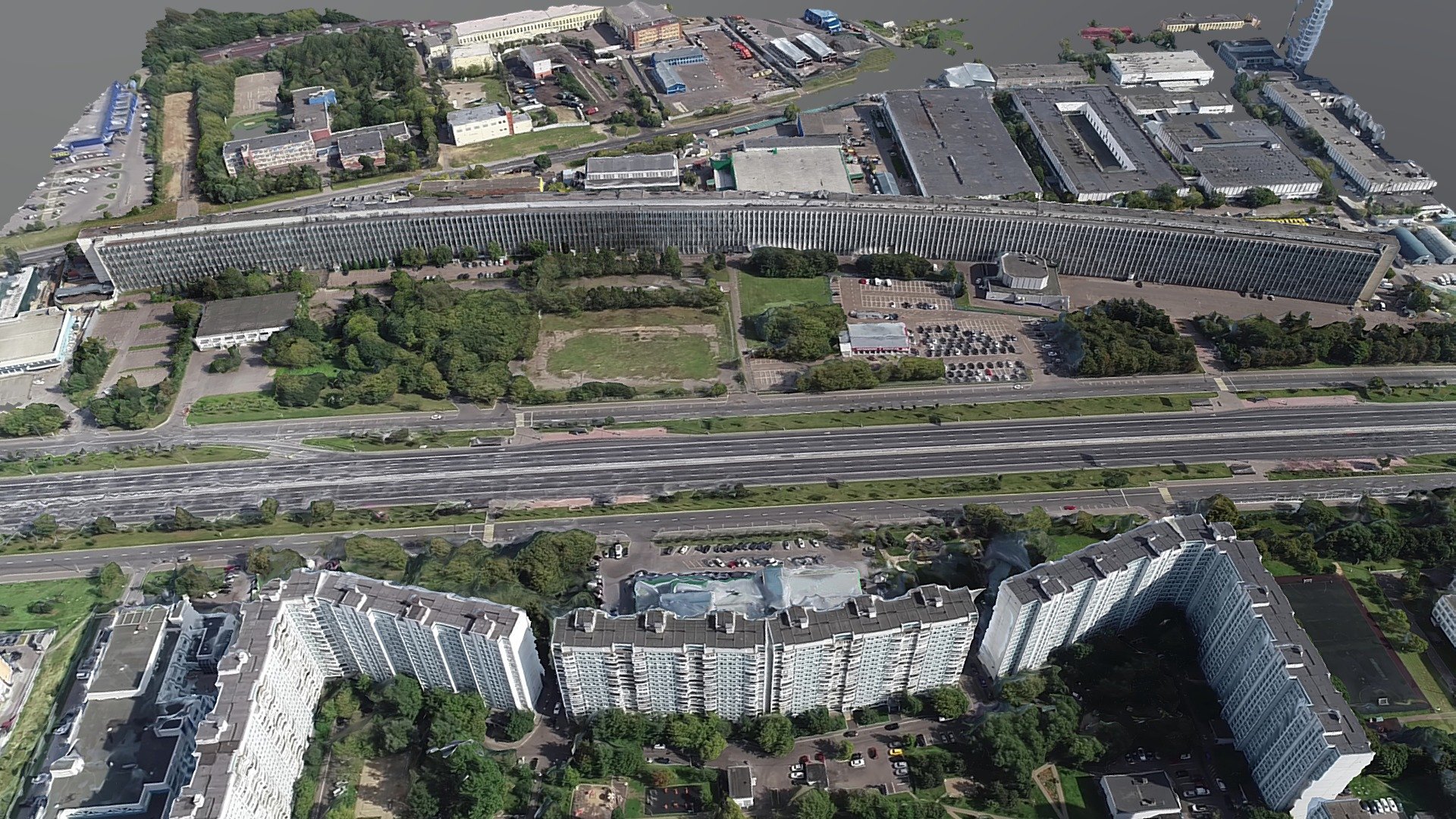 The most longest house in Moscow (Extended)
