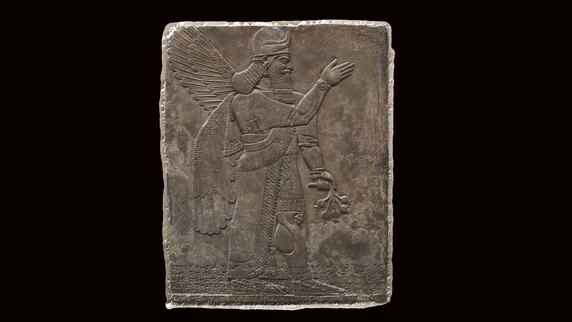 Winged protective spirit, Nimrud