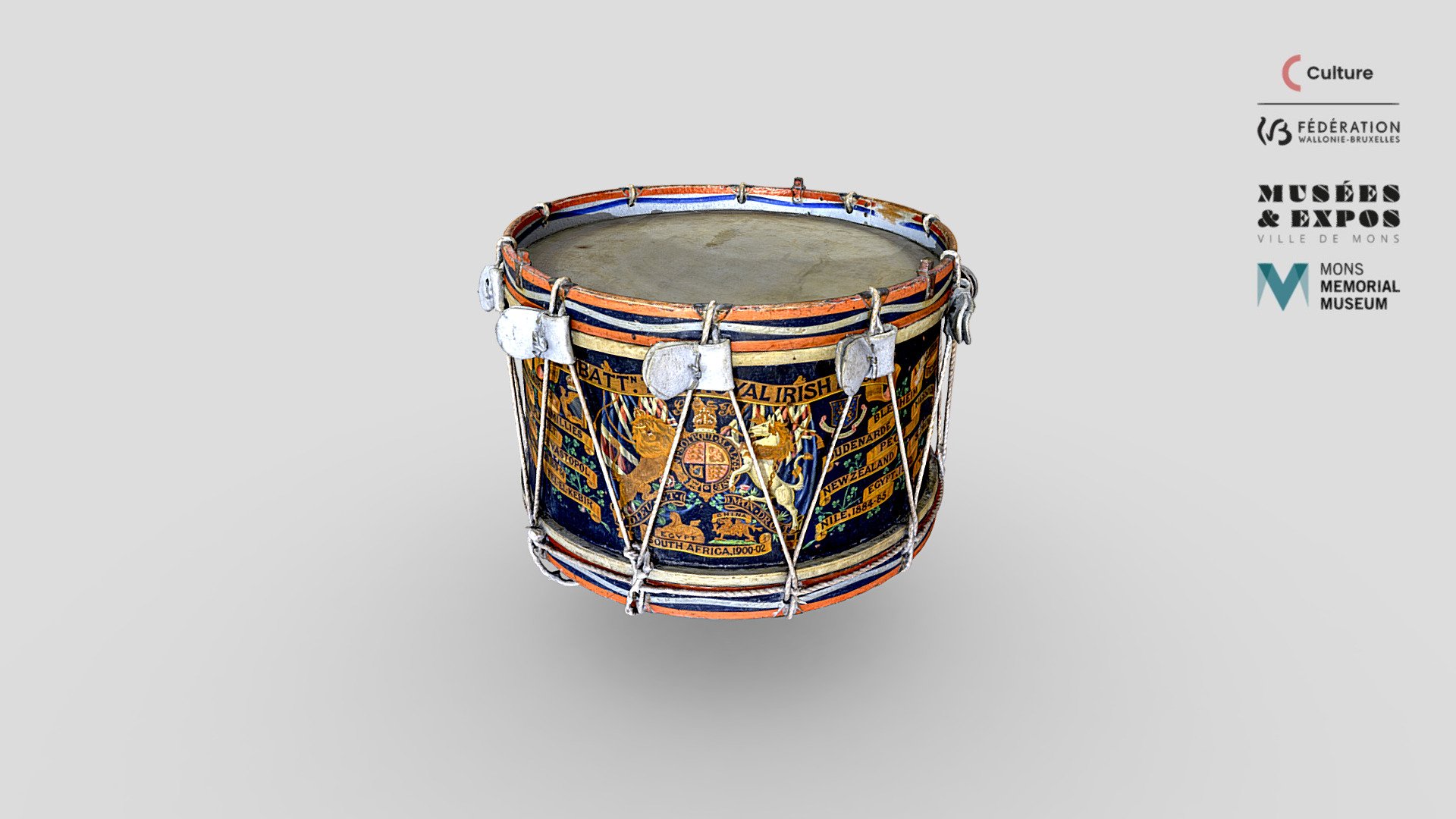 Tambour "2e Bat. Royal Irish"