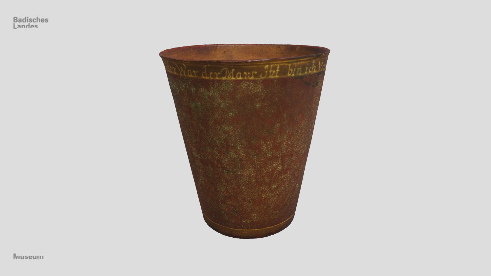 Becher aus Herrengrunder Kupfer