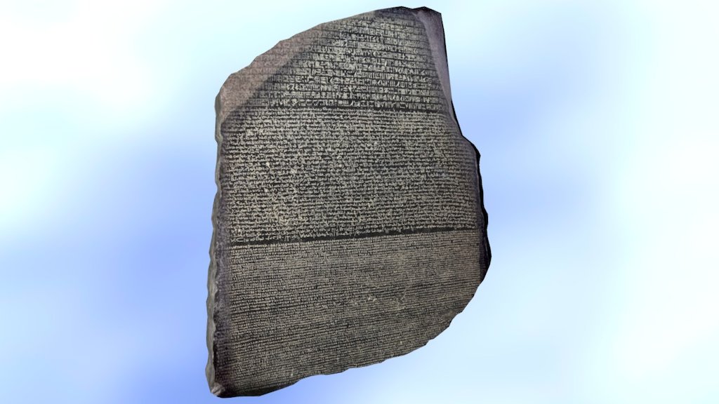 Rosetta Stone | Ultra-Low Poly