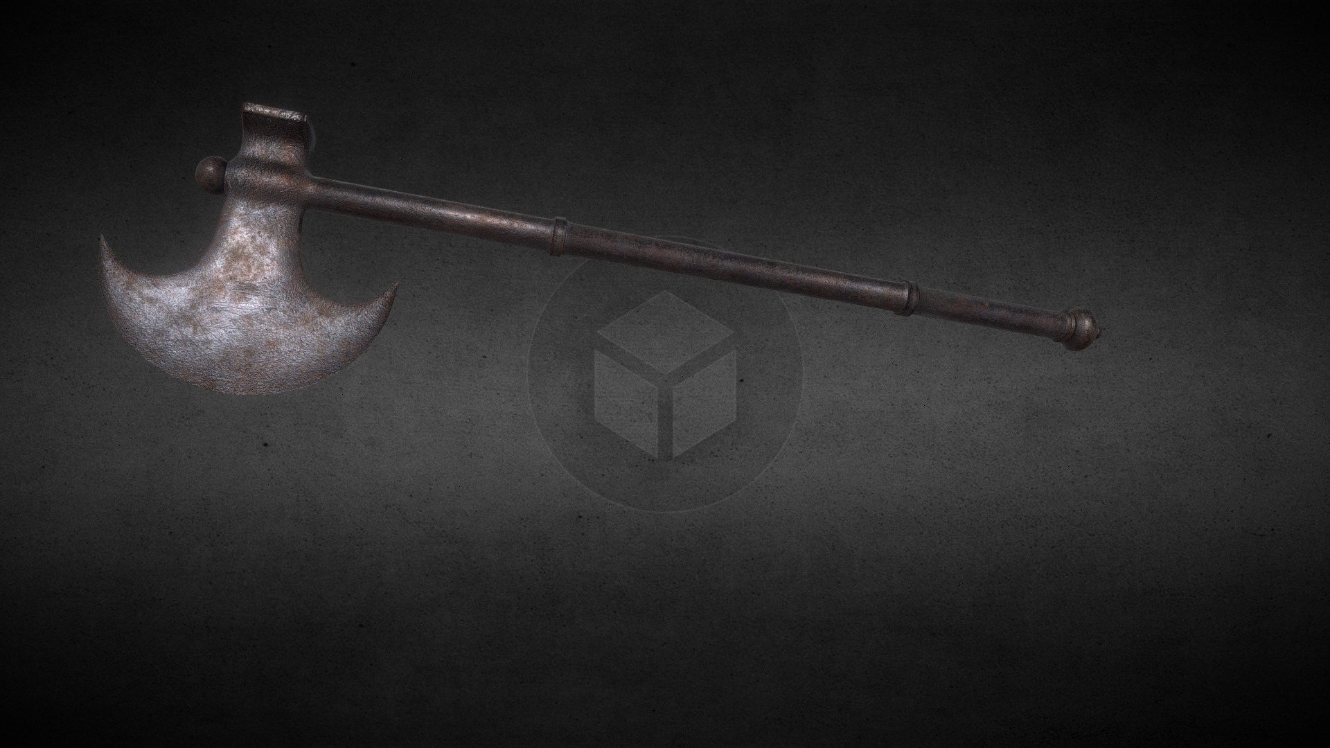 Tabar Mughal Axe (Low Poly Game Ready)