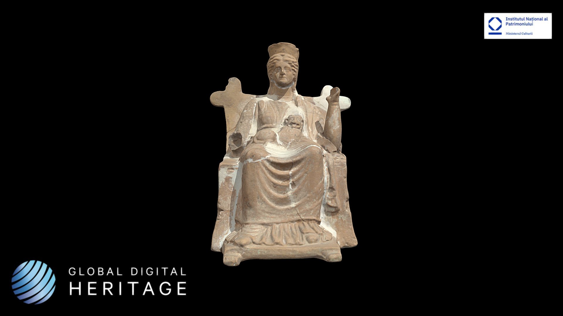 Tanagra statuette