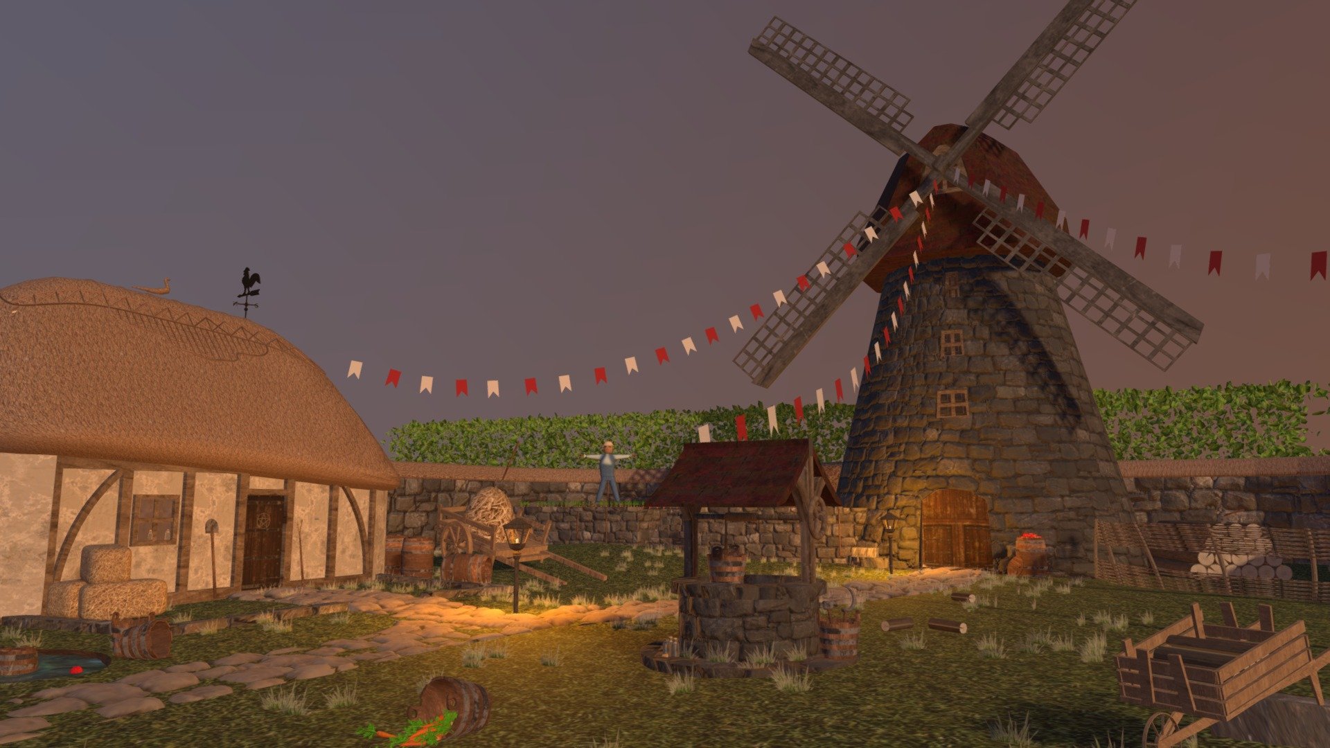Medieval Farm Village