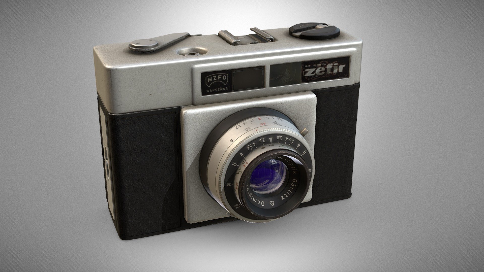 Zefir camera with Domiplan lens