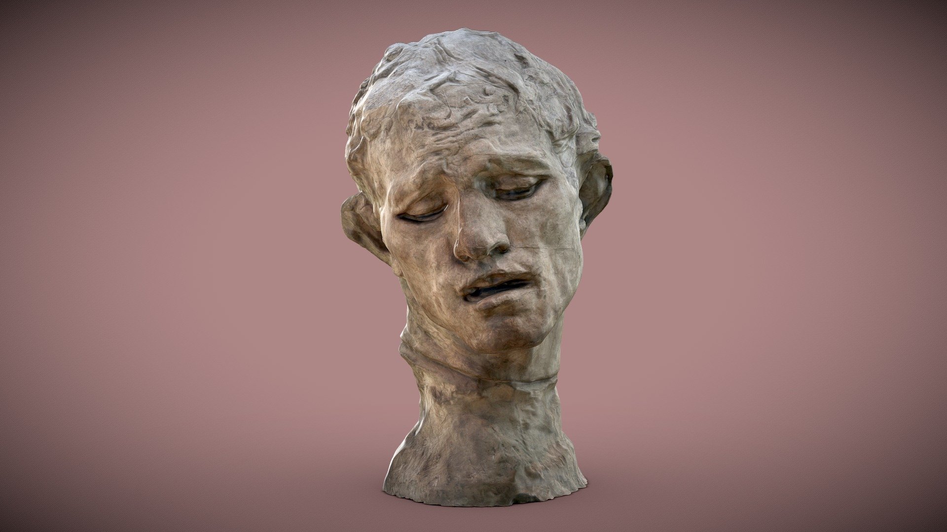 Heroic Head of Pierre de Wissant, 1886