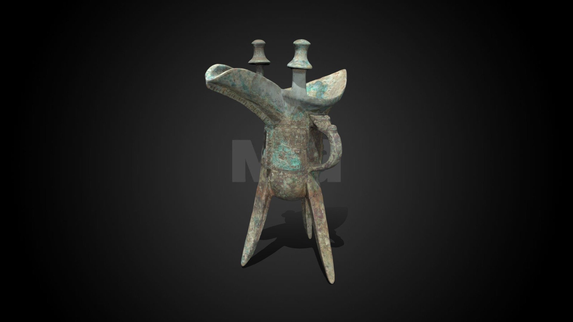 Jue wine vessel, 12th–11th century BCE
