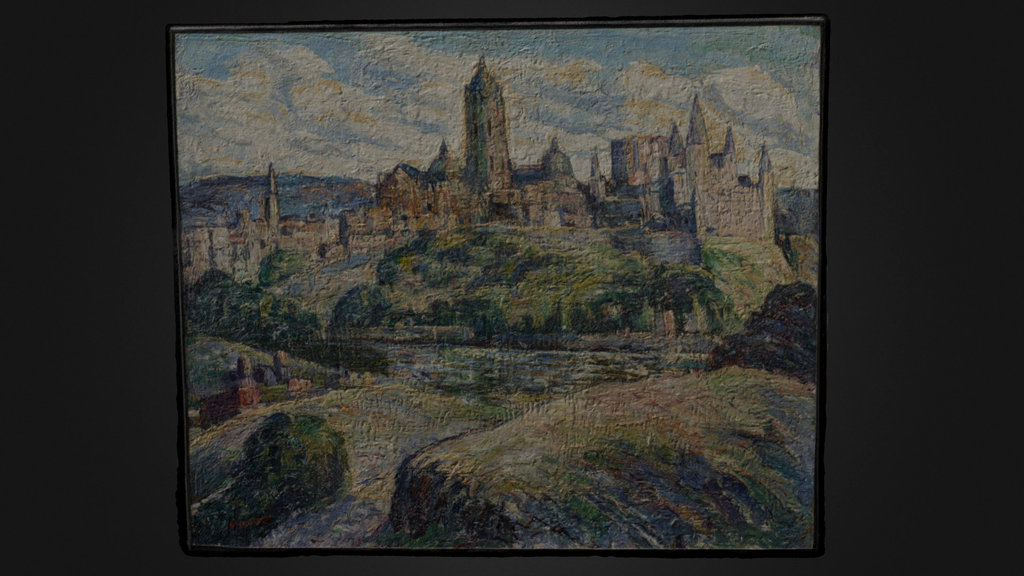 Raking light - Ernest Lawson's 'Segovia', c.1916
